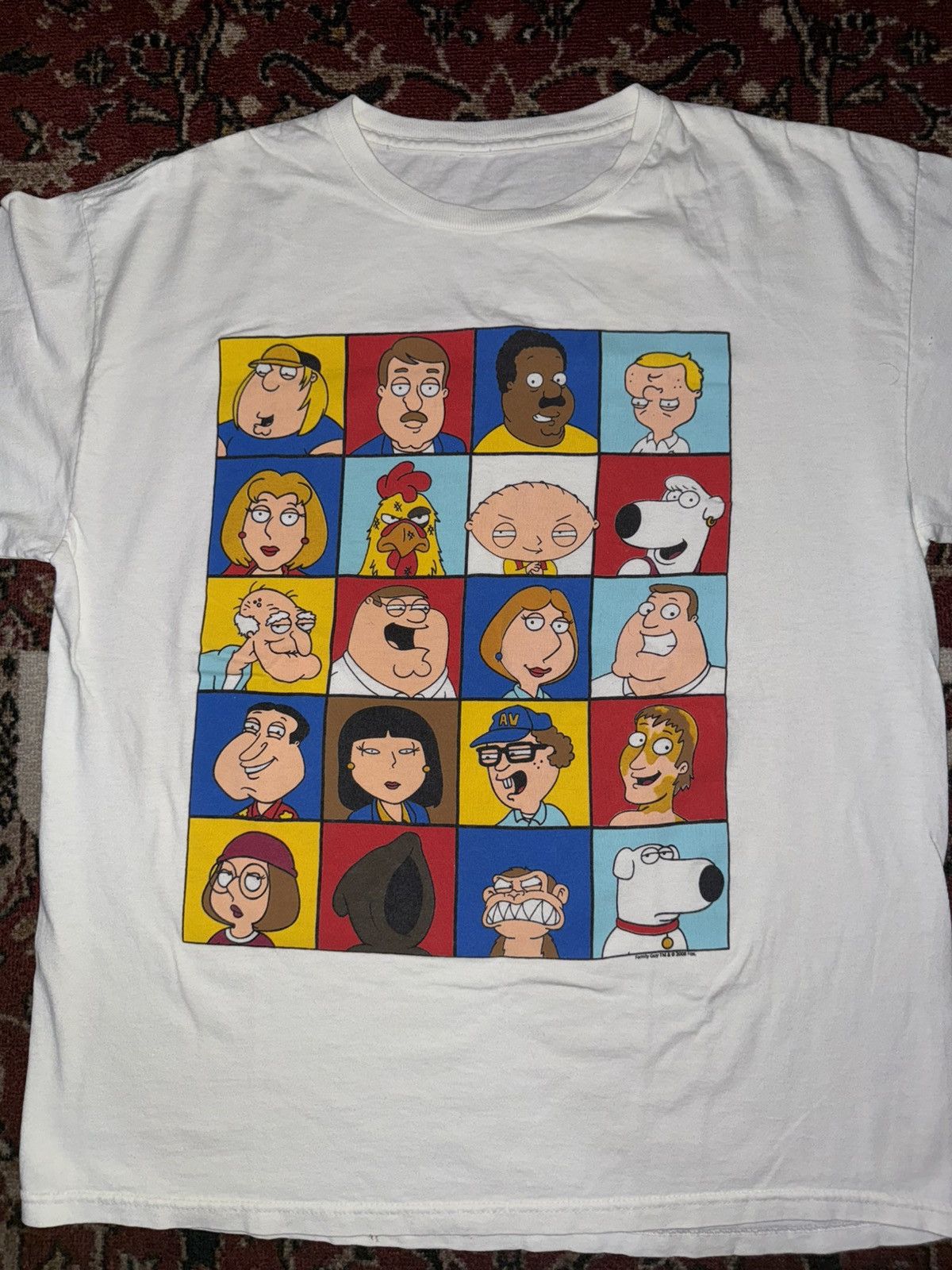 Cartoon Network Family Guy T Shirt 2008 Size US L / EU 52-54 / 3 - 2 Thumbnail