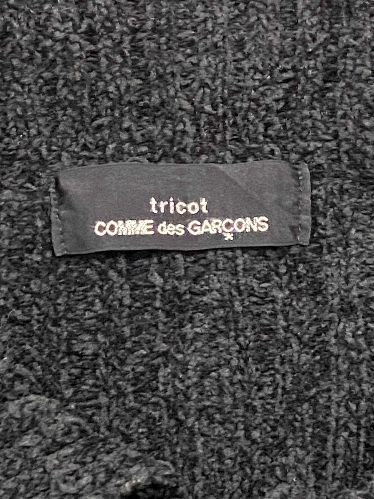 Comme des Garcons Comme des Garçons Tricot Vintage Black Boucle Knit Cardigan Size M / US 6-8 / IT 42-44 - 8 Thumbnail
