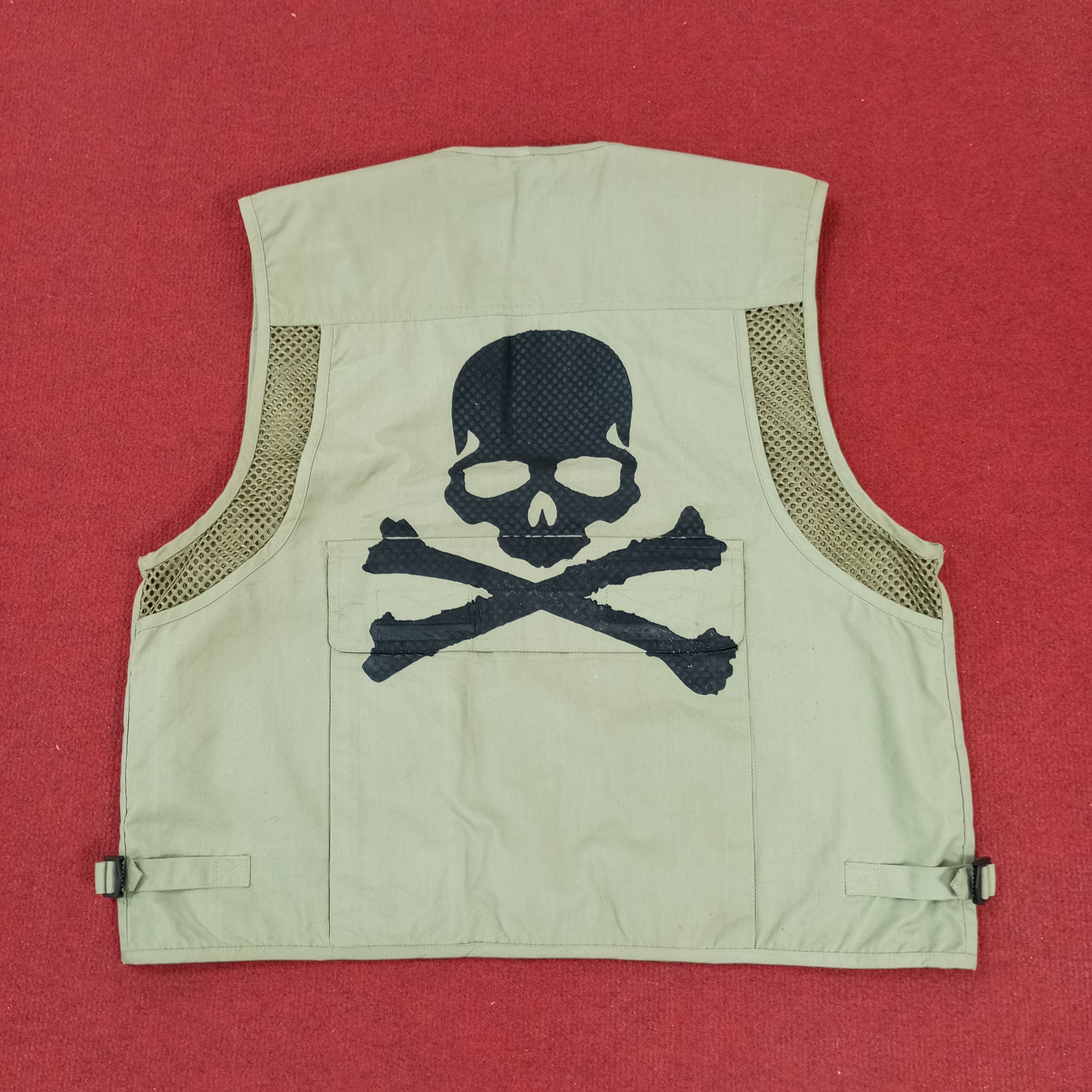 Uniqlo Uniqlo Vest Tactical Pocket Style Custom Skulls Art Size US M / EU 48-50 / 2 - 1 Thumbnail