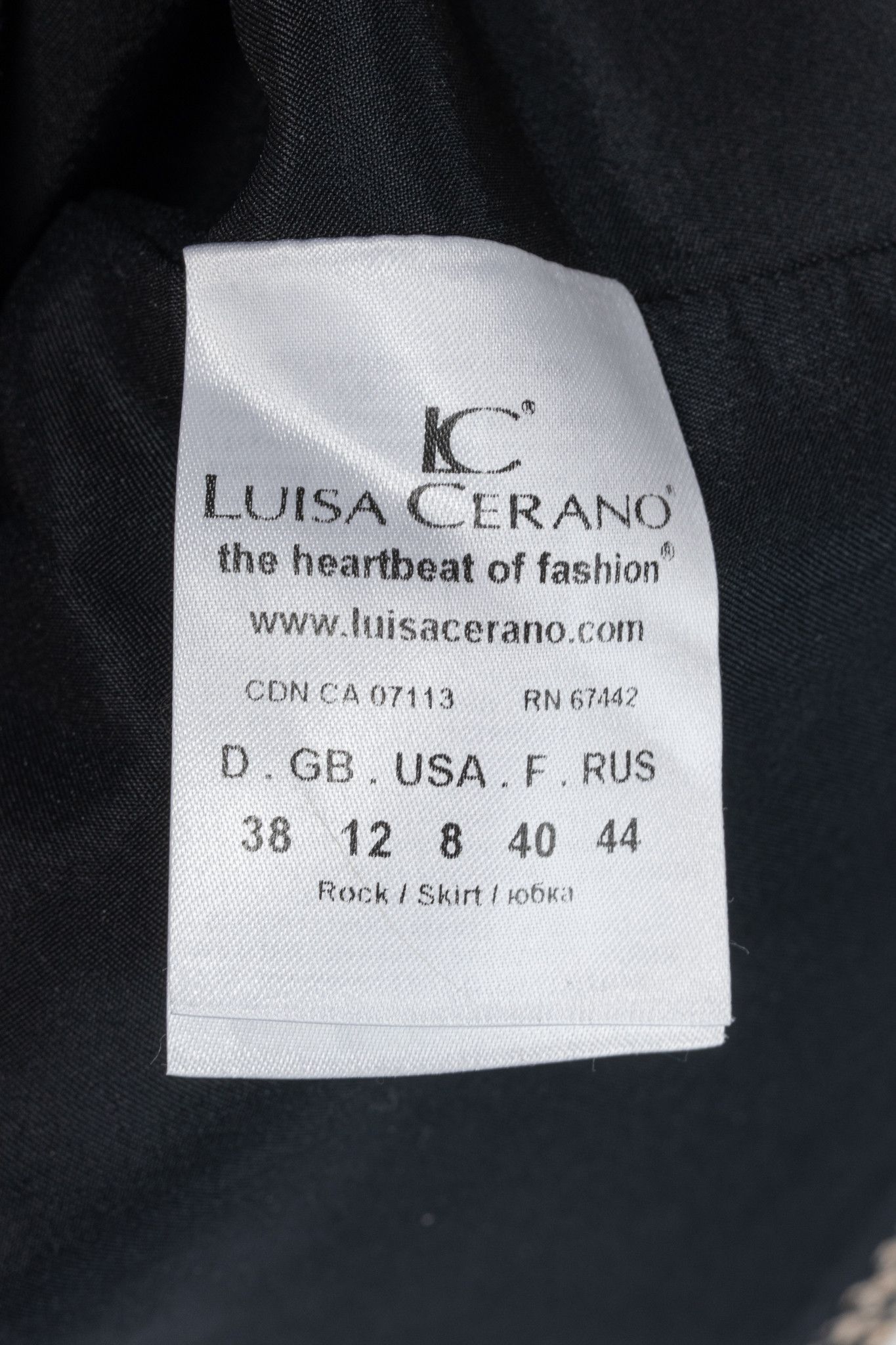 Luisa Cerano Luisa Cerano Houndstooth Checked Pull-On Pencil Skirt Size 30" / US 8 / IT 44 - 7 Thumbnail