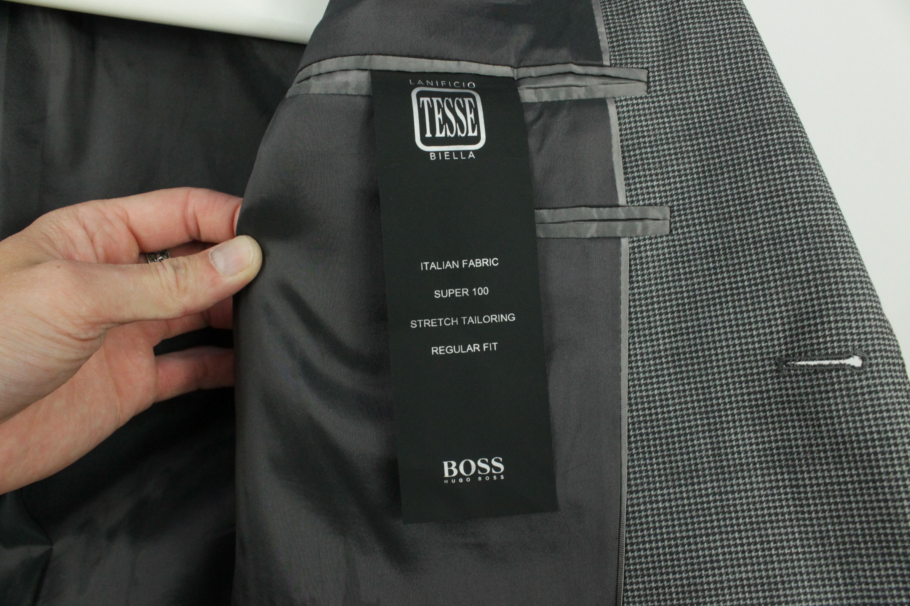 Hugo Boss Hugo Boss Jeckson Regular Fit Gray Wool Blazer Jacket Size US M / EU 48-50 / 2 - 8 Thumbnail