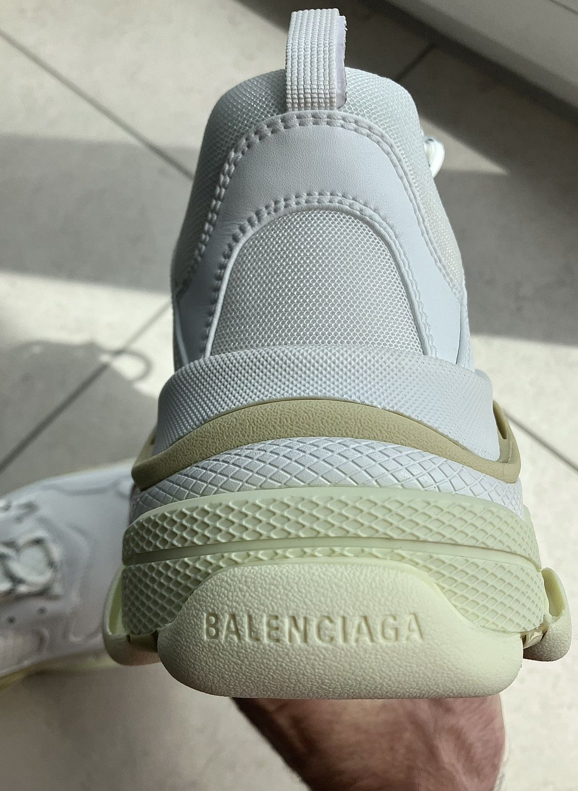 Balenciaga Balenciaga Triple S - White/ Creme - 44 Size US 11 / EU 44 - 7 Thumbnail
