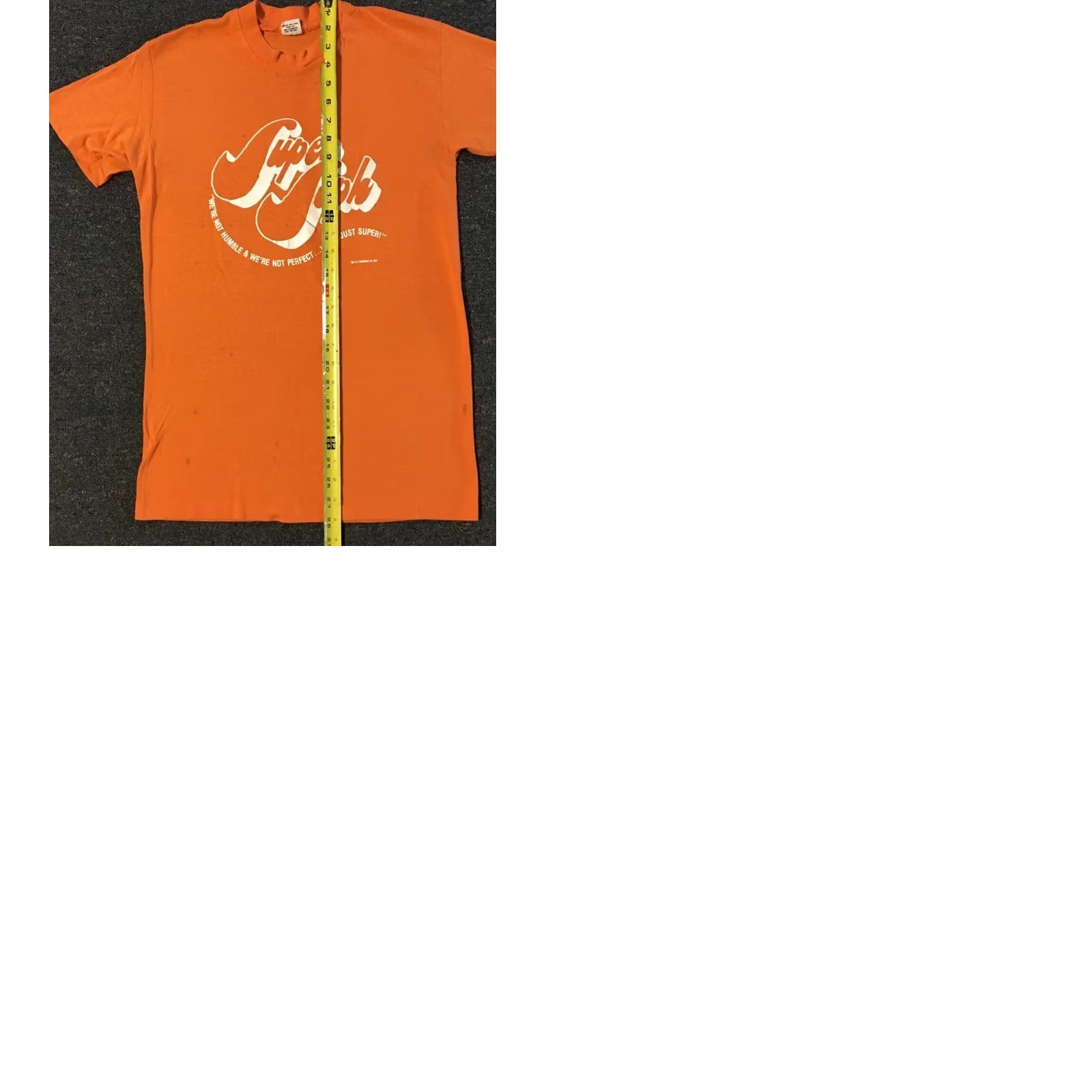 Vintage VINTAGE 70s Super Sophomore Faded Shirt S Orange Nike? Size US S / EU 44-46 / 1 - 10 Thumbnail