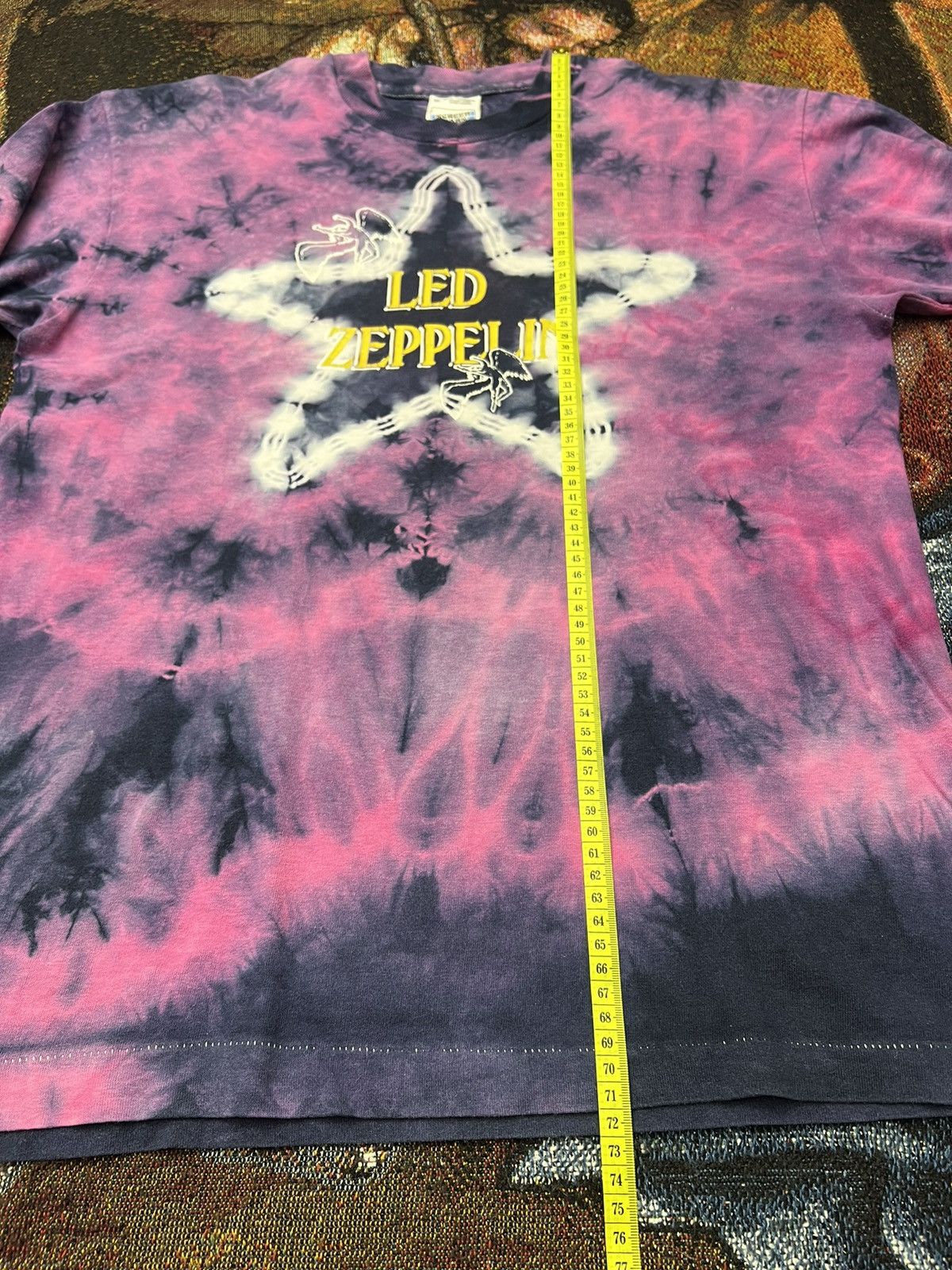 Band Tees Vintage Led Zeppelin Tie Dye LS Size US M / EU 48-50 / 2 - 7 Thumbnail