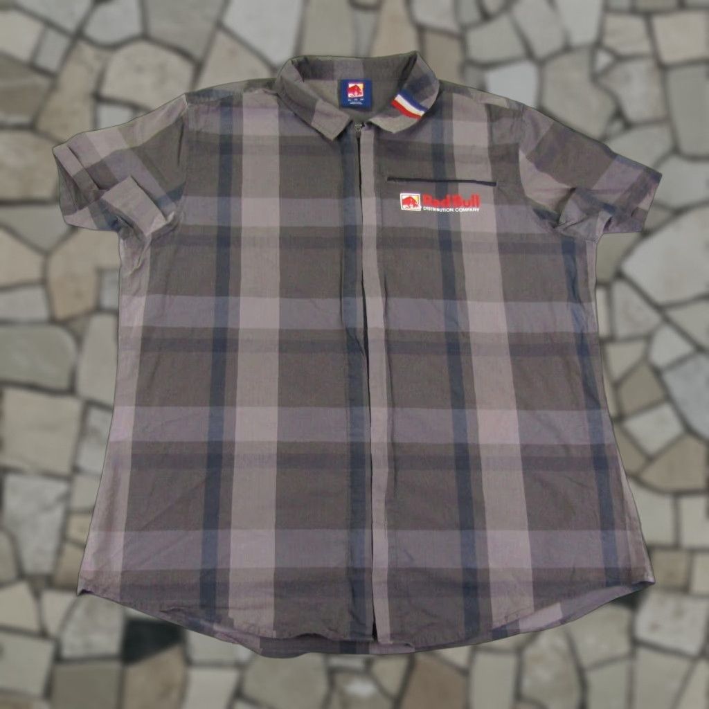 Vintage VINTAGE Red Bull Shirt Womens XL Gray Plaid Full Zip Up Work Top Button-Up Casual Outdoors Size XL / US 12-14 / IT 48-50 - 1 Thumbnail