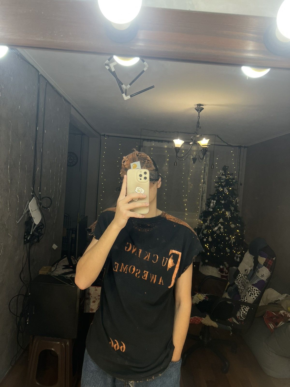 Fucking Awesome 666 | FUCKING AWESOME | RAT RARE T-shirt Size US L / EU 52-54 / 3 - 6 Thumbnail
