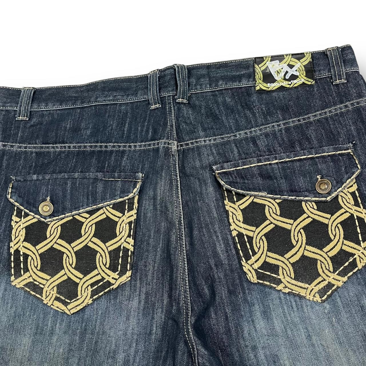 Designer Men's Navy and Blue Shorts Size US 42 / EU 58 - 3 Thumbnail