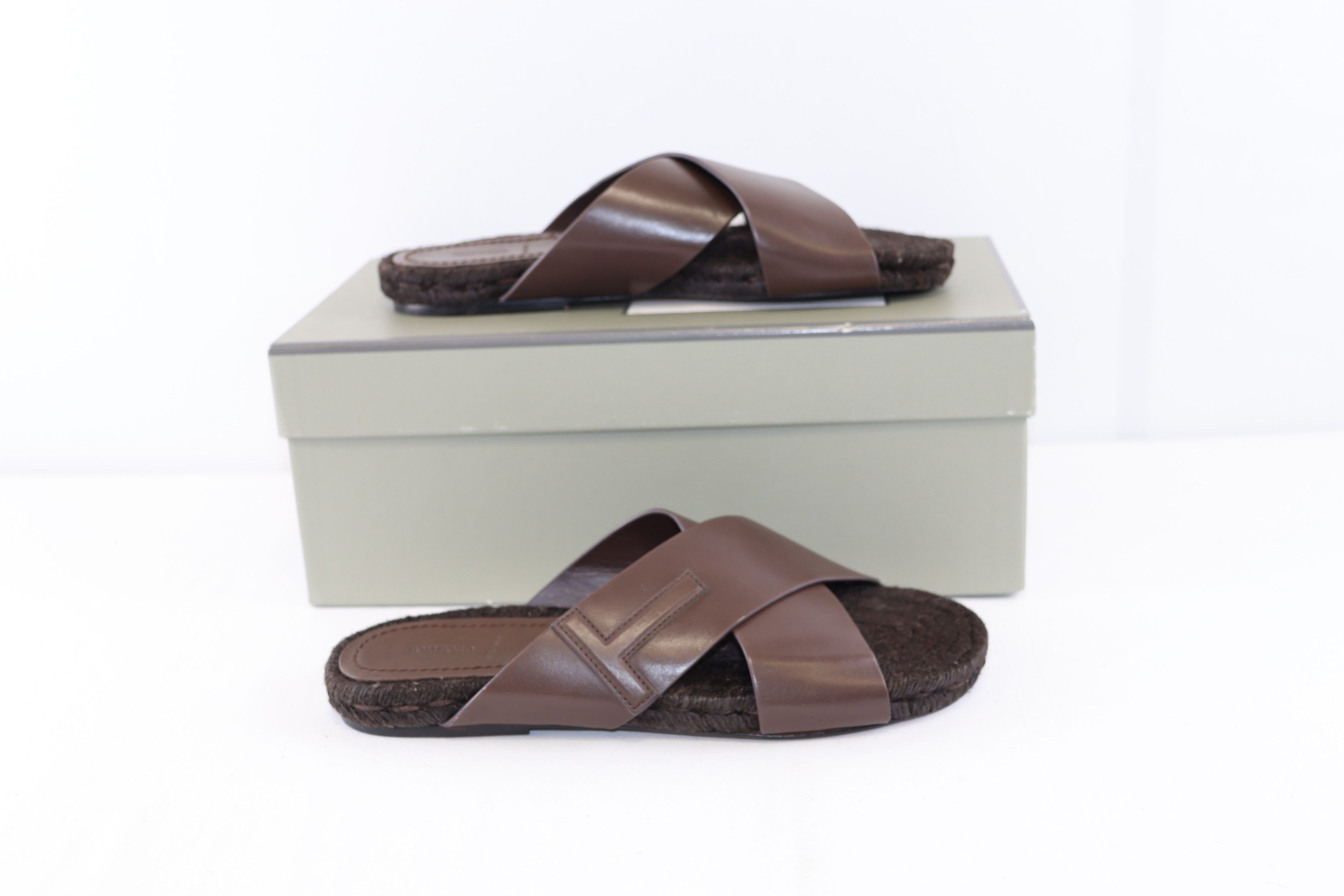 Tom Ford o1rshd1 Men's Shoes Informal Sandals in Brown Size US 8 / EU 41 - 14 Thumbnail