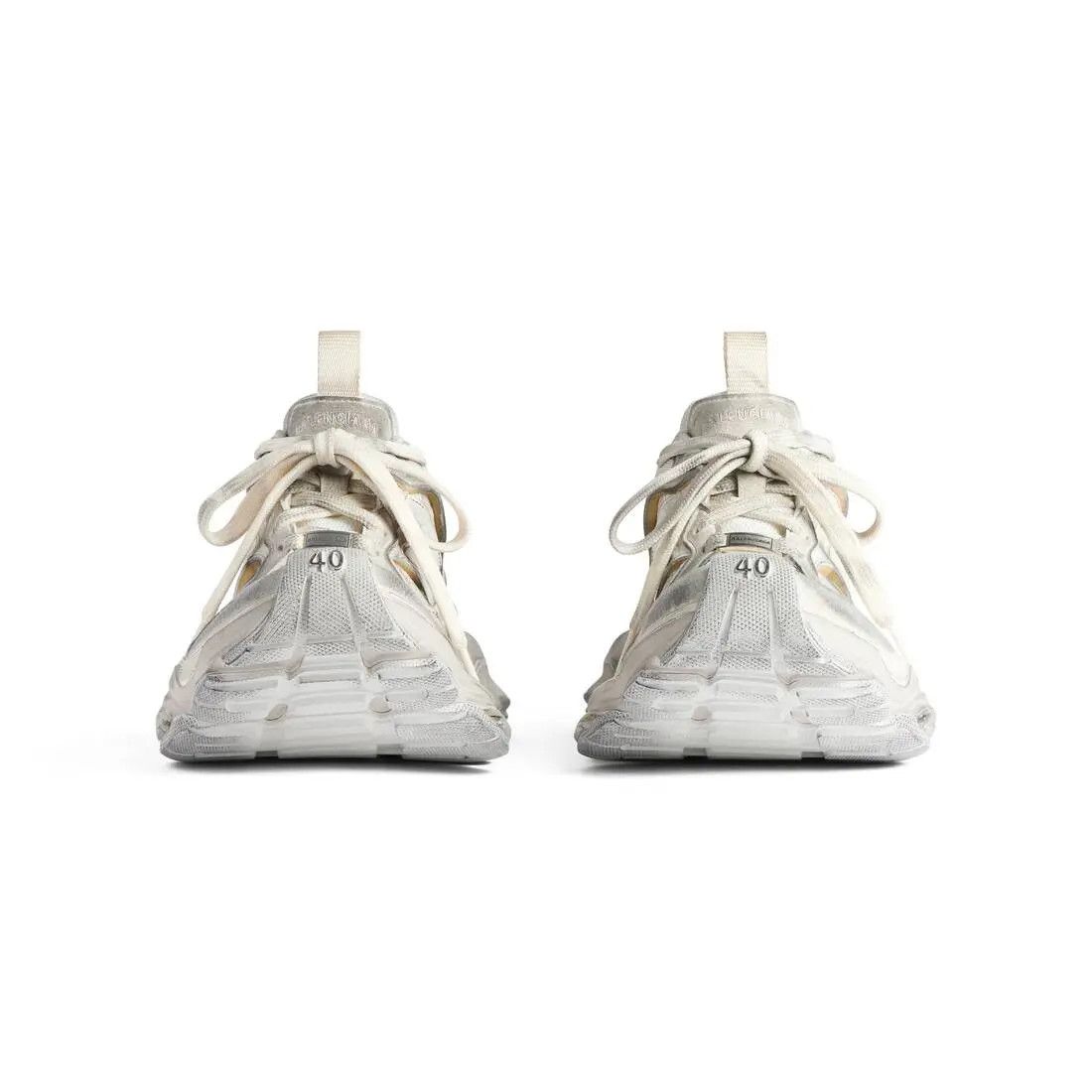 Balenciaga o1la1rc1a0425 Cargo Sneakers in Beige/White Size US 7 / EU 40 - 3 Thumbnail