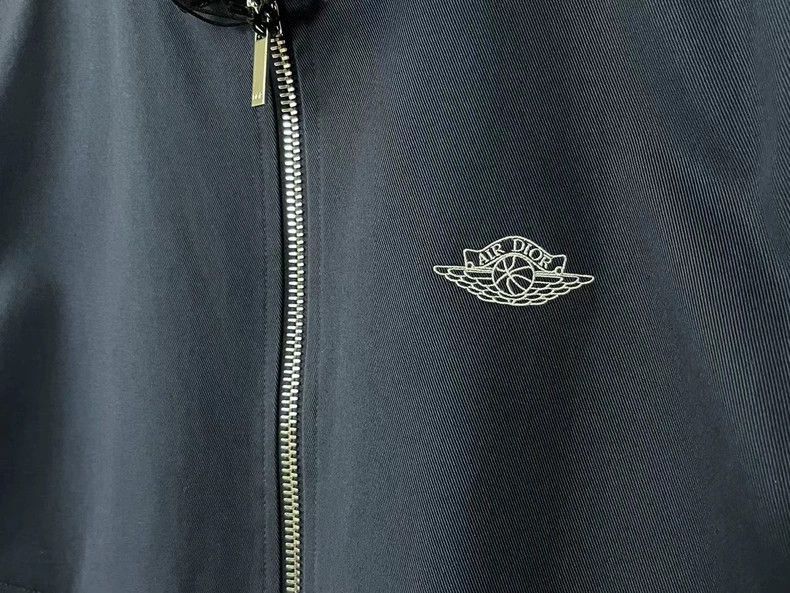 Dior Dior Dior x Air Jordan AIR DIOR embroidered blue jacket-25 Size US L / EU 52-54 / 3 - 2 Thumbnail