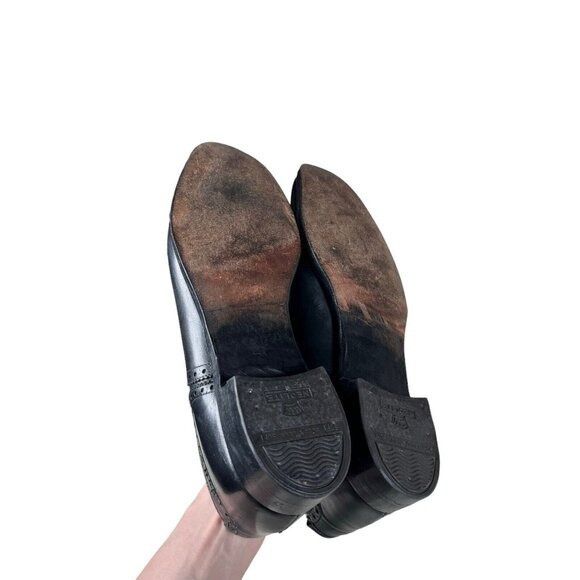 Brooks Brothers Brooks Brothers Peal & Co Made in England Black Leather Oxfo Size US 10 / EU 43 - 14 Thumbnail