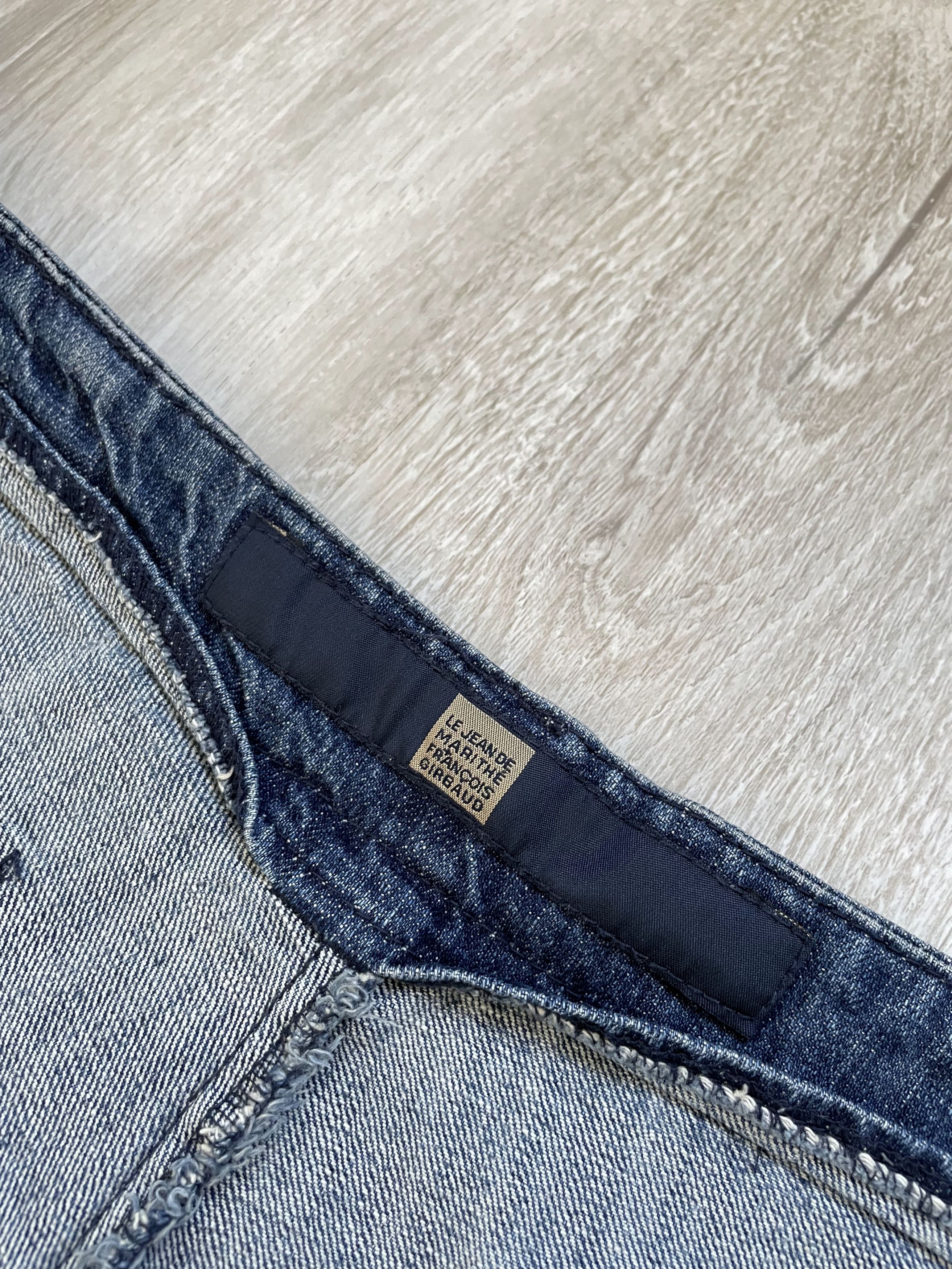 Le Grande Bleu (L.G.B.) Vintage Marithe Francois Girbaud Tape Straps Baggy Pants Size US 40 / EU 56 - 6 Thumbnail