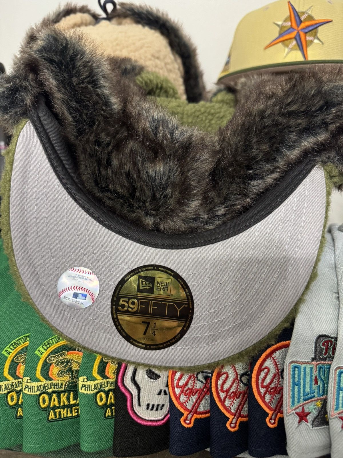 Hat Club × MyFitteds × New Era Myfitteds New York Yankees Sherpa dog ear 1999 Size ONE SIZE - 3 Thumbnail