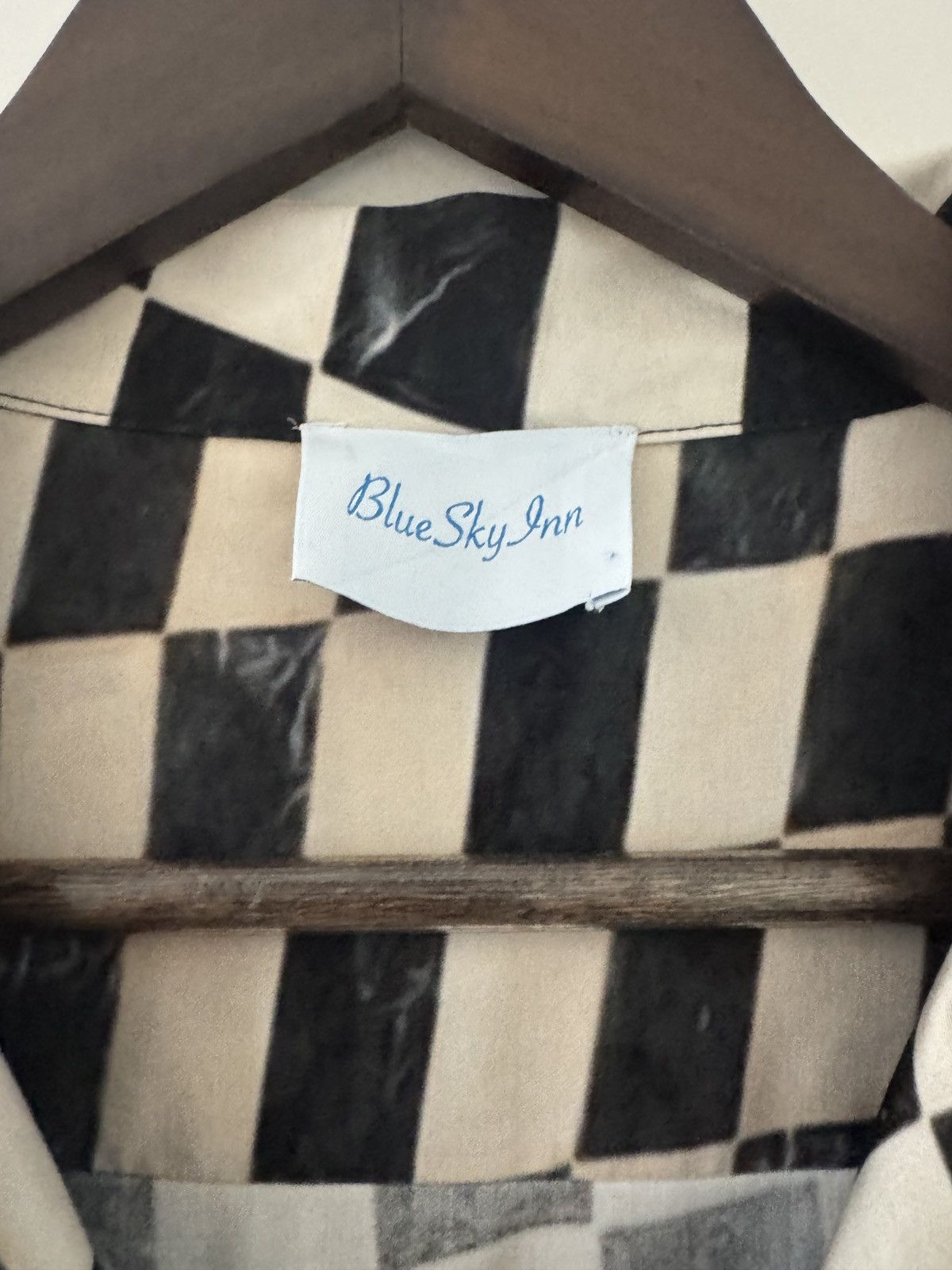 Blue Sky Inn Oversized Long Sleeve Check Pool Shirt Size M Size US L / EU 52-54 / 3 - 4 Thumbnail