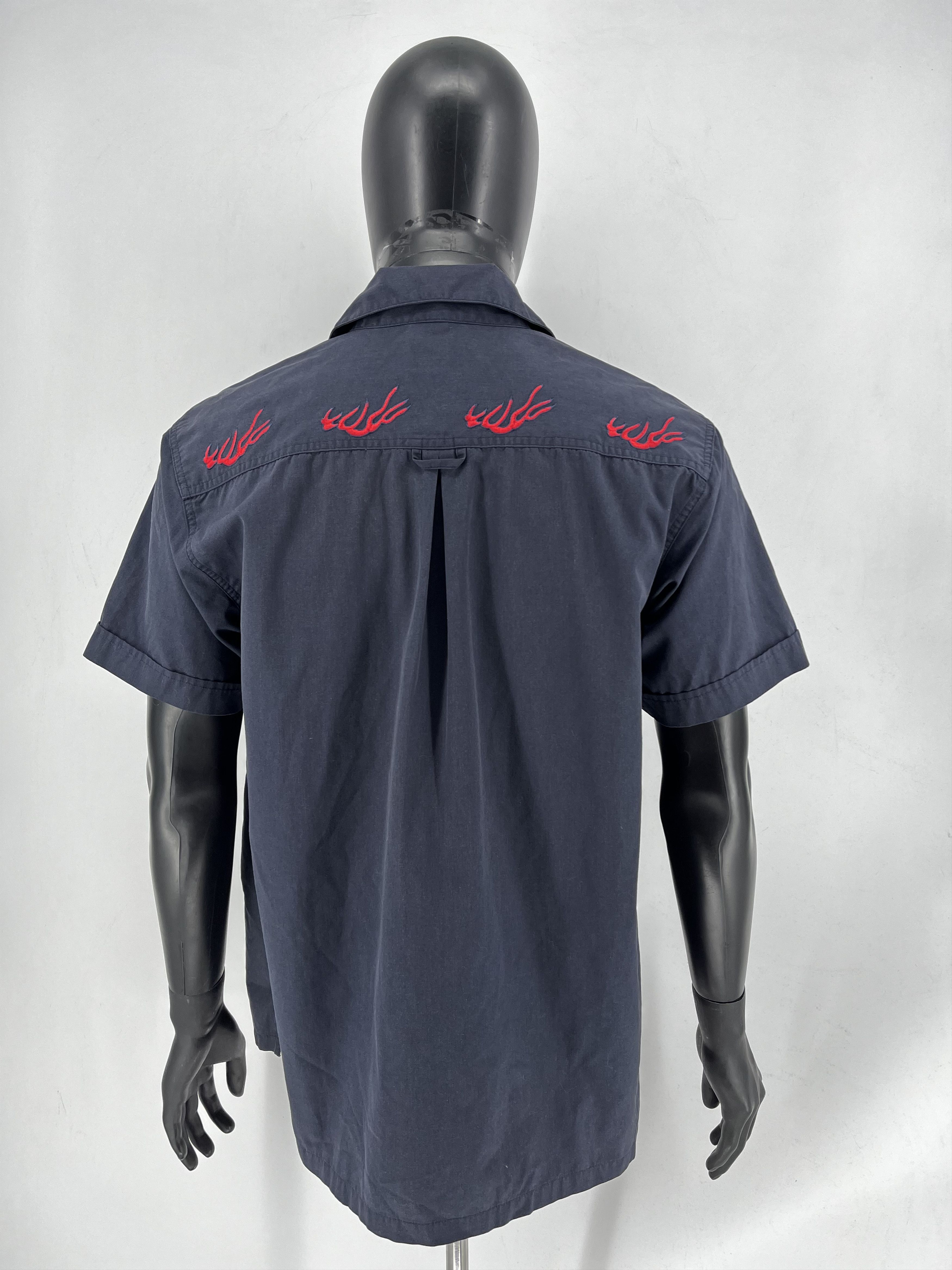 Vintage Vintage Y2k Washed AvantGarde Tribal Tee Dragon Button Ups Size US M / EU 48-50 / 2 - 8 Thumbnail