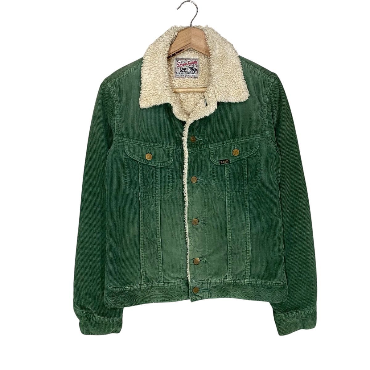 Lee × Vintage 🔥VINTAGE LEE STORM RIDER SHEARLING TRUCKER JACKET Size US S / EU 44-46 / 1 - 1 Thumbnail