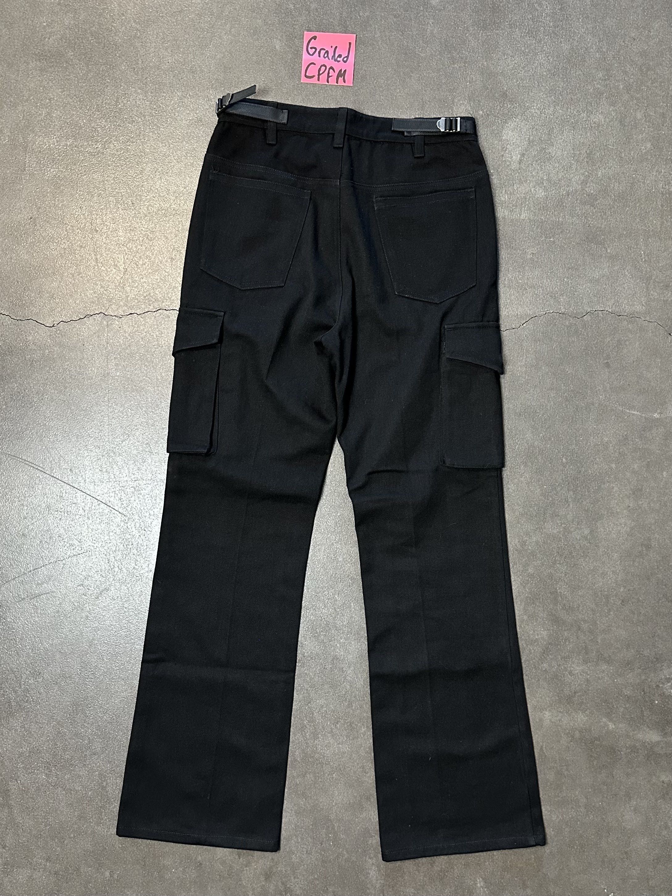 Ruben Kone Flared Cargo Pants "Ink" 30 Size US 30 / EU 46 - 2 Thumbnail