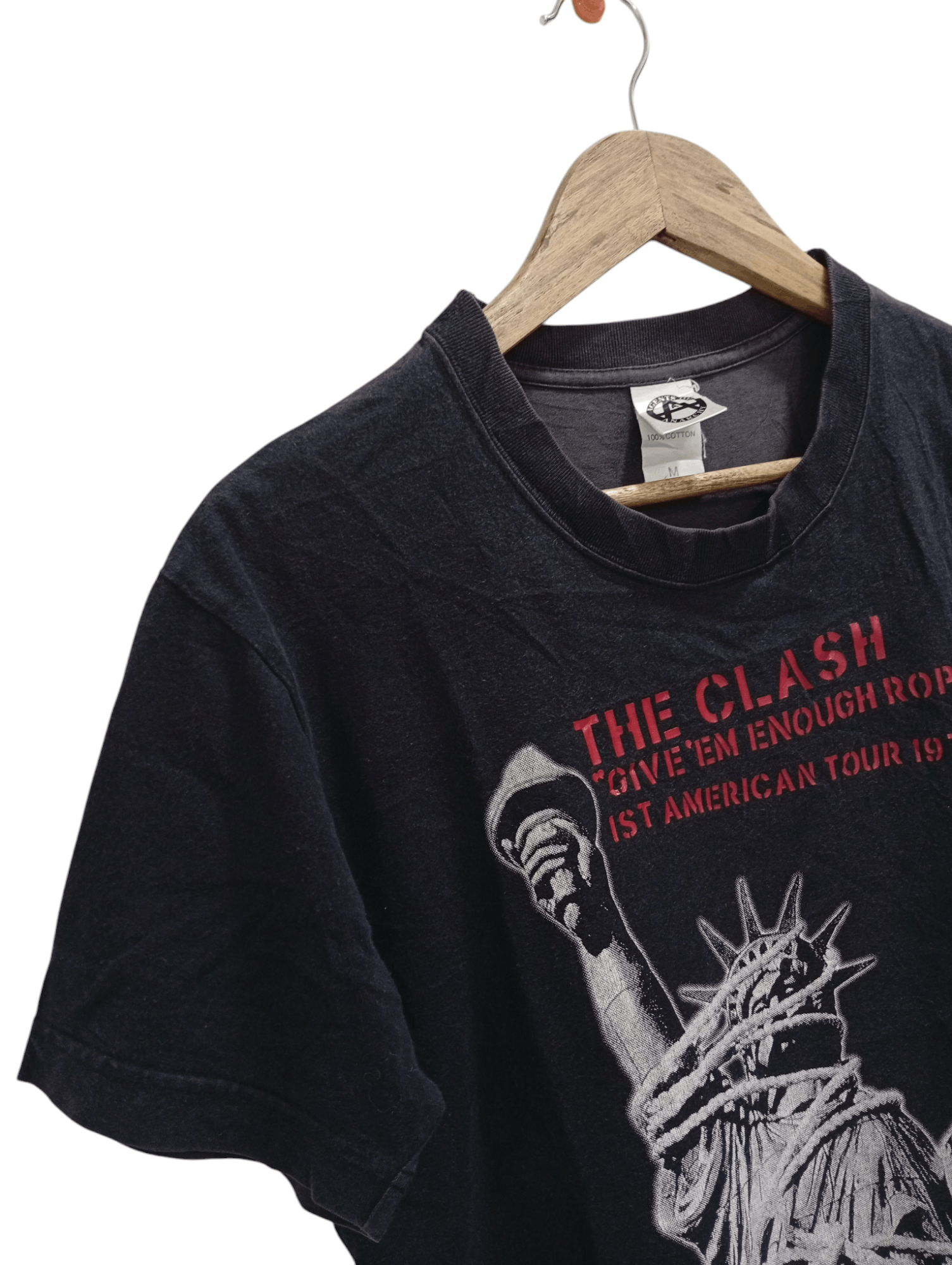 Band Tees × Vintage 🔥🔥The Clash Give'Em Enough Rope 1st American Tour 1979 Tee Size US M / EU 48-50 / 2 - 4 Thumbnail