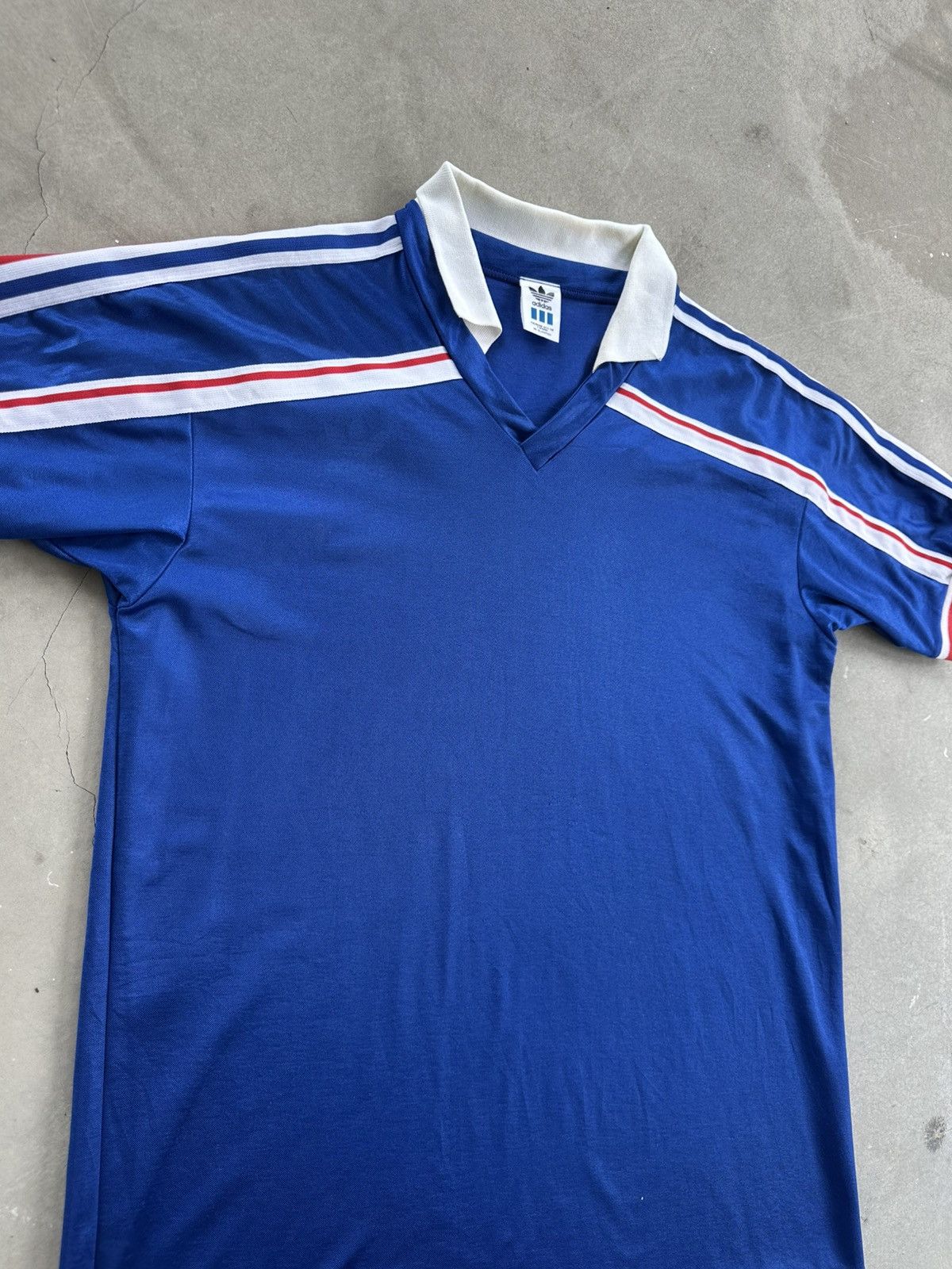 Adidas × Vintage VINTAGE ADIDAS JERSEY FRANCE 85-90 HOME JERSEY Size US L / EU 52-54 / 3 - 3 Thumbnail