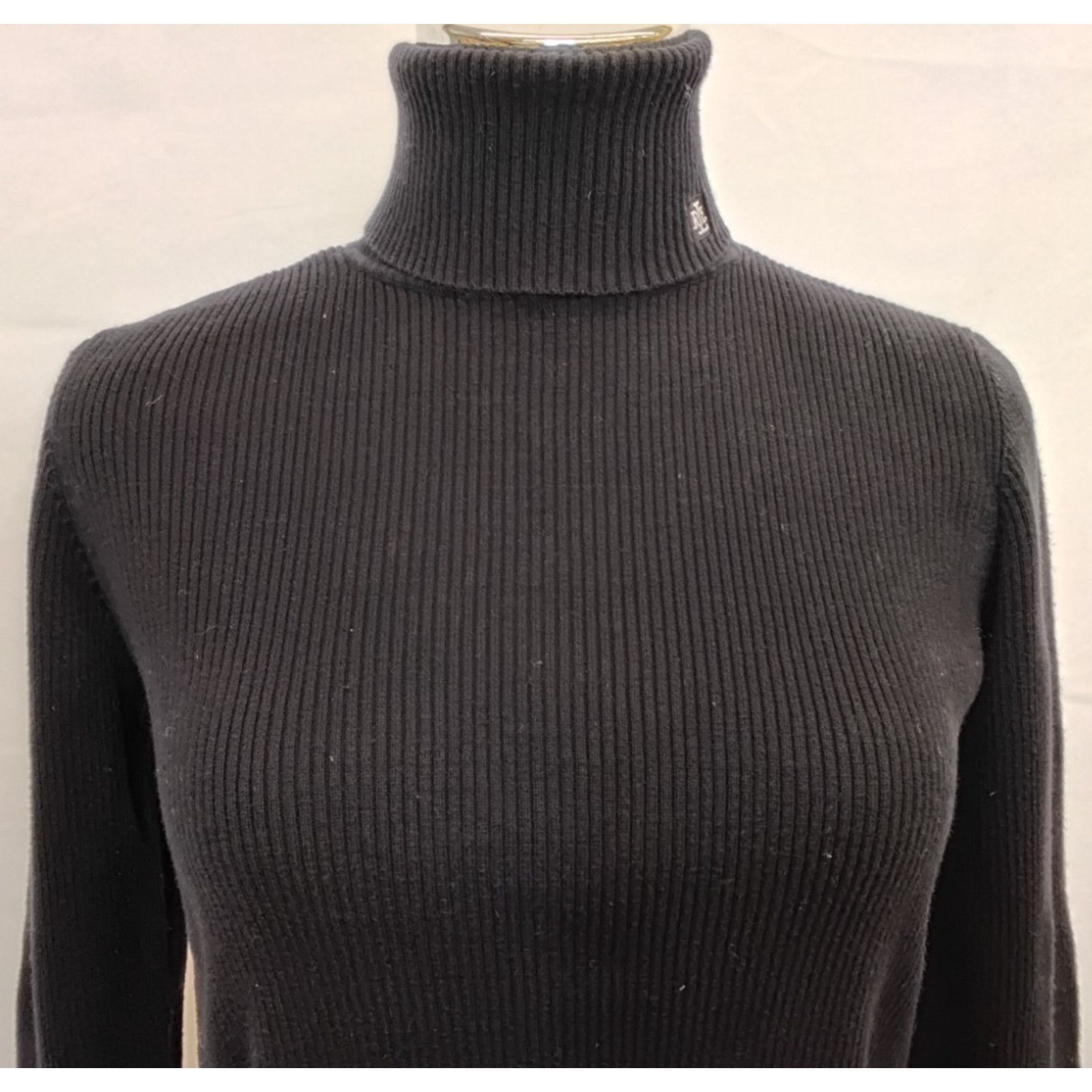 Lauren Ralph Lauren Lauren Ralph Lauren Roll Over Turtleneck Women's M Black VTG Size M / US 6-8 / IT 42-44 - 5 Thumbnail