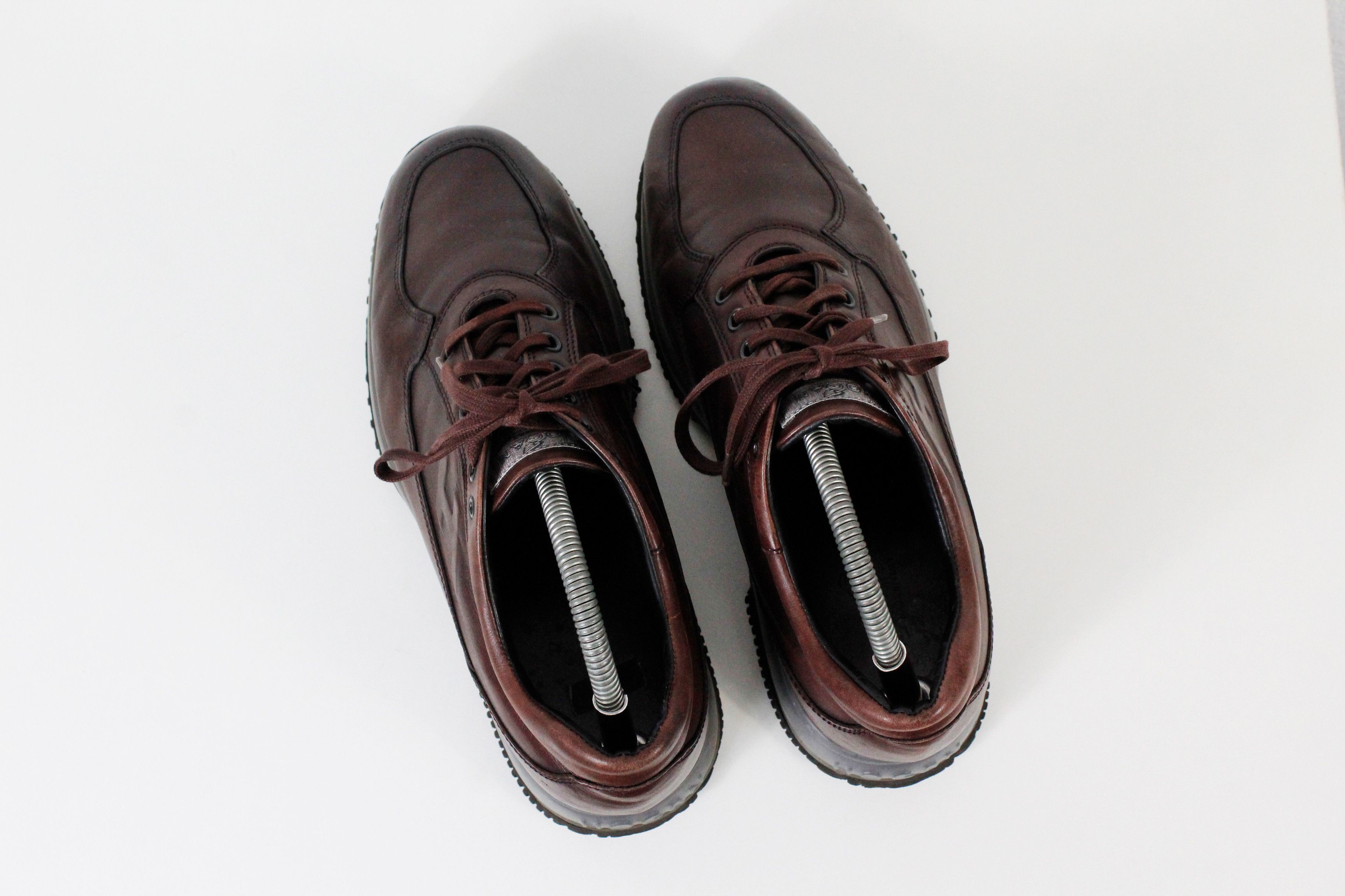 Hogan Hogan Interactive Logo Burgundy Leather Sneakers Shoes 41/42 Size US 8.5 / EU 41-42 - 6 Thumbnail