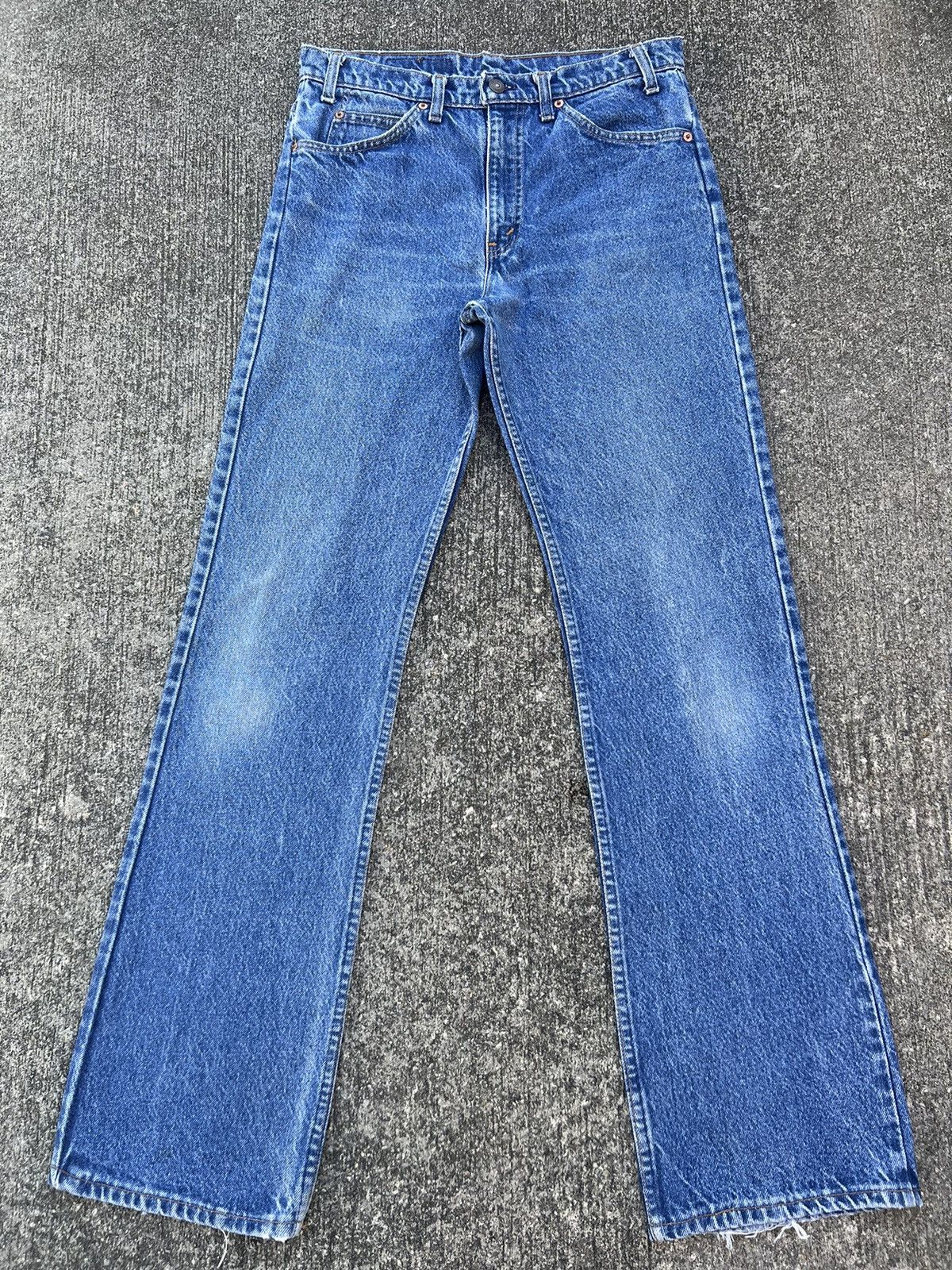 Levi's × Vintage Vintage Early 90s Levi’s 517 Orange Tab Denim Flare Jeans Size US 31 - 1 Thumbnail