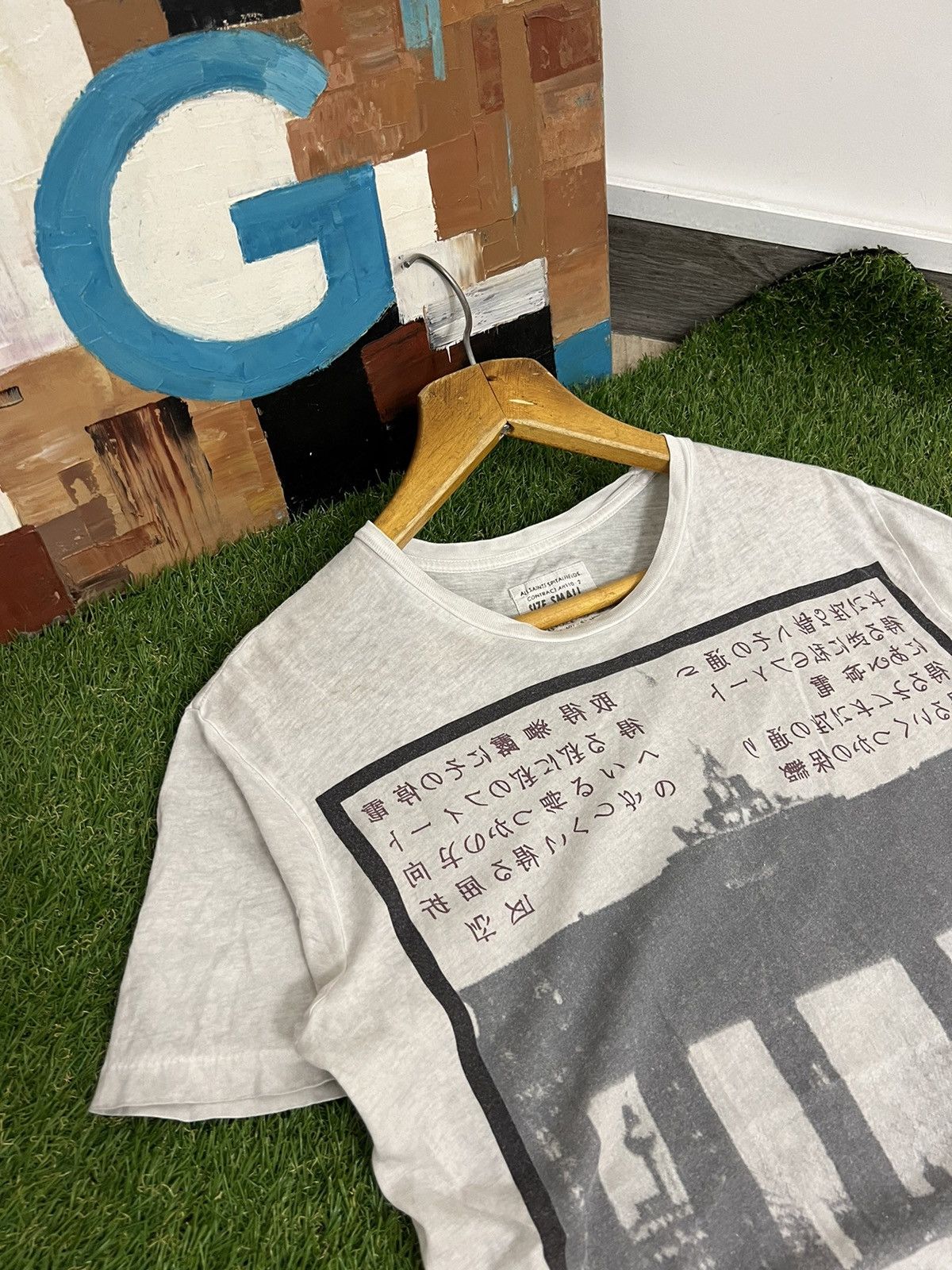 Allsaints × Japanese Brand Mens Vintage AllSaints T Shirt Japanese tee luxury ss crazy Size US S / EU 44-46 / 1 - 2 Thumbnail