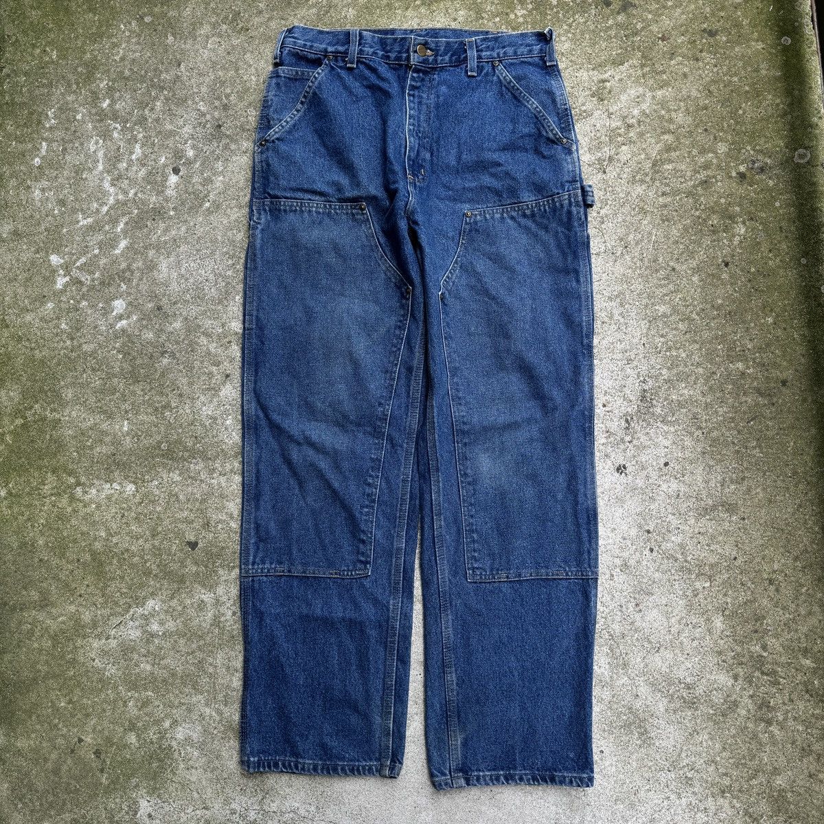 Carhartt Vintage Carhartt Denim Double Knee Pants Jeans Size US 33 - 1 Thumbnail