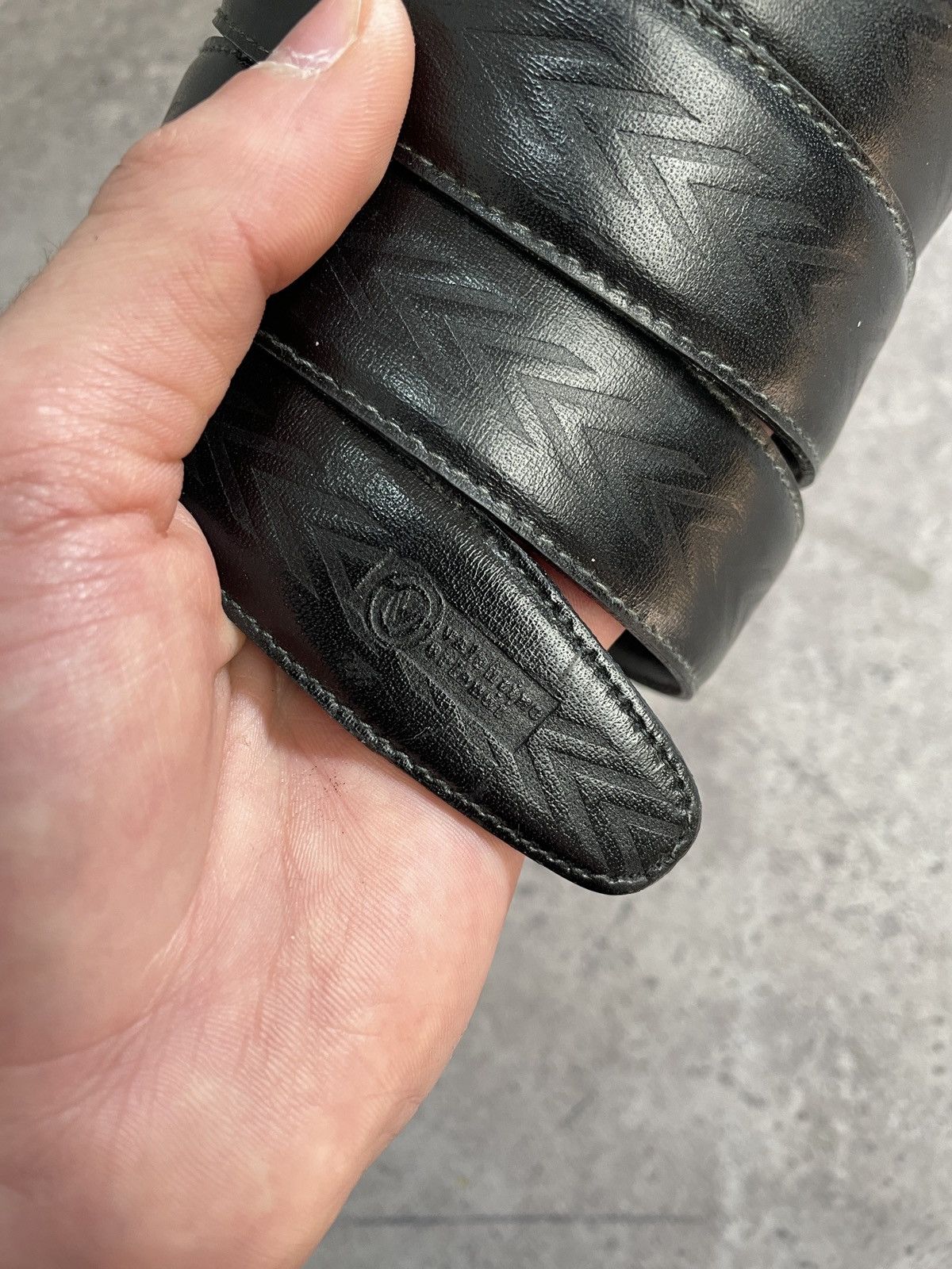 Valentino Vintage Y2K Classic Valentino Black Belt size: 30/32 Size 32 - 6 Thumbnail