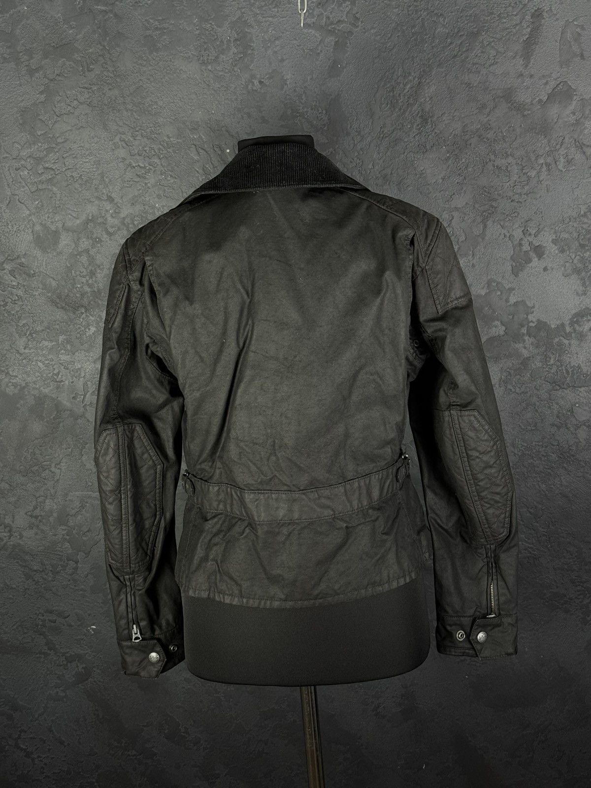 Vintage Polo Ralph Lauren Double Riders Oiled Leather Jacket SizeS-M Size US S / EU 44-46 / 1 - 14 Thumbnail