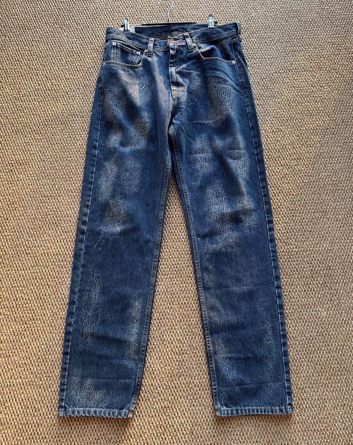 Namacheko Namacheko Cracked Denim Jeans K23 Size US 34 / EU 50 - 1 Thumbnail