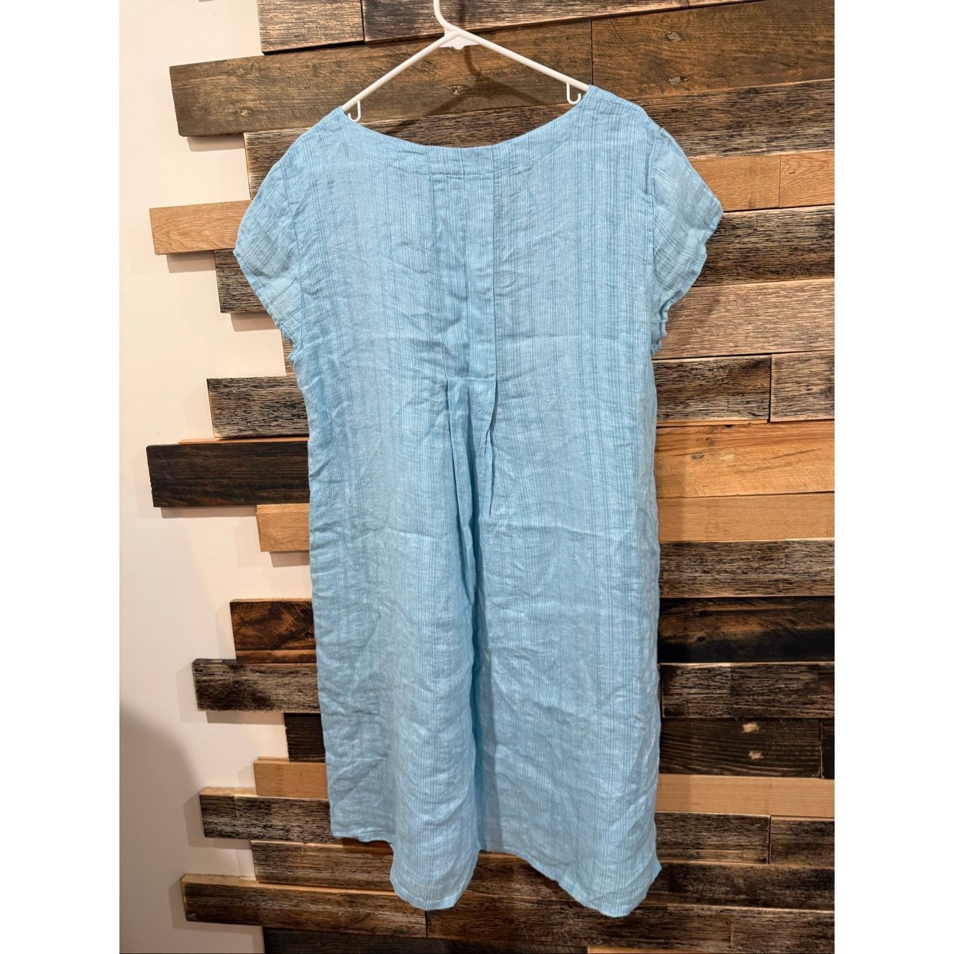 FLAX Flax NWOT linen dress pockets short sleeve crew neck size me Size M / US 6-8 / IT 42-44 - 3 Thumbnail