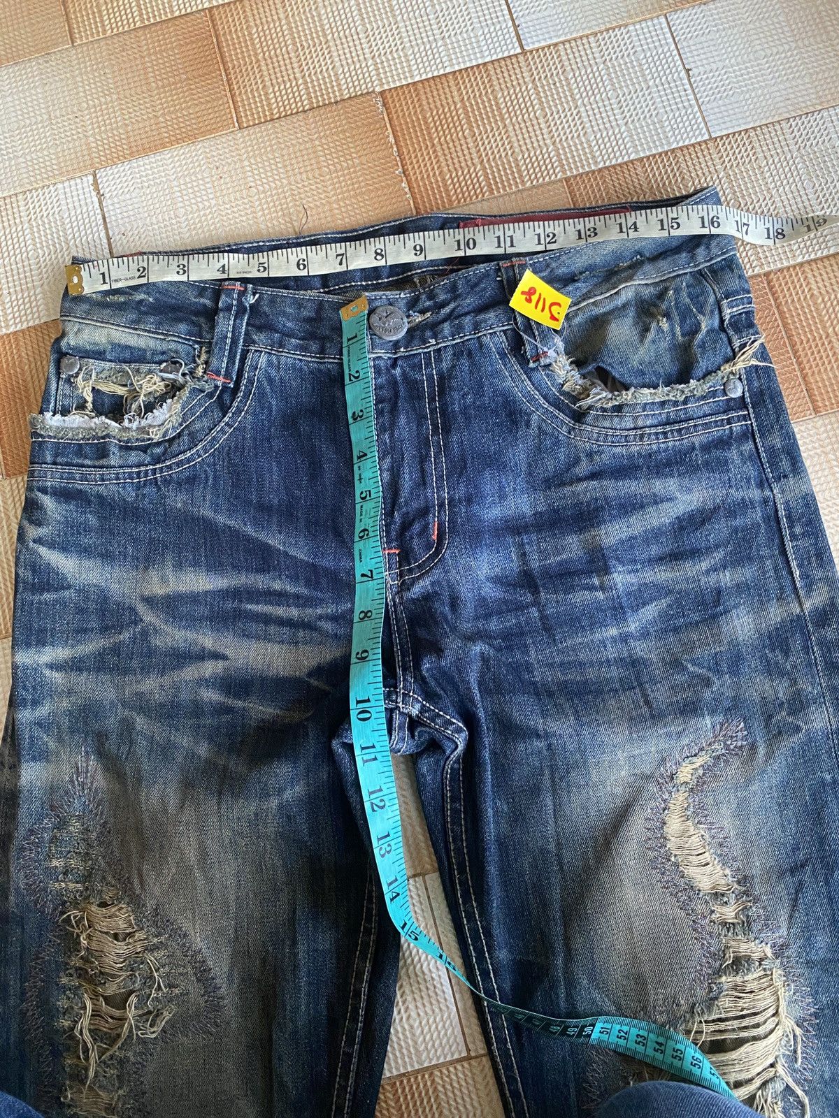 Beauty Beast × PPFM Vintage cotton farm denim Size US 33 - 6 Thumbnail