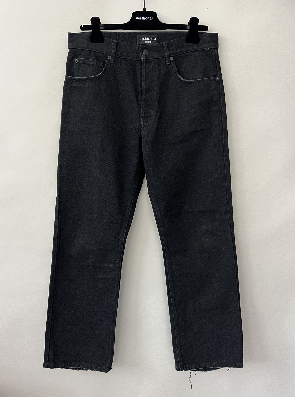 Balenciaga Balenciaga Lost Tape raw-cut slim fit jeans Size US 32 / EU 48 - 2 Thumbnail
