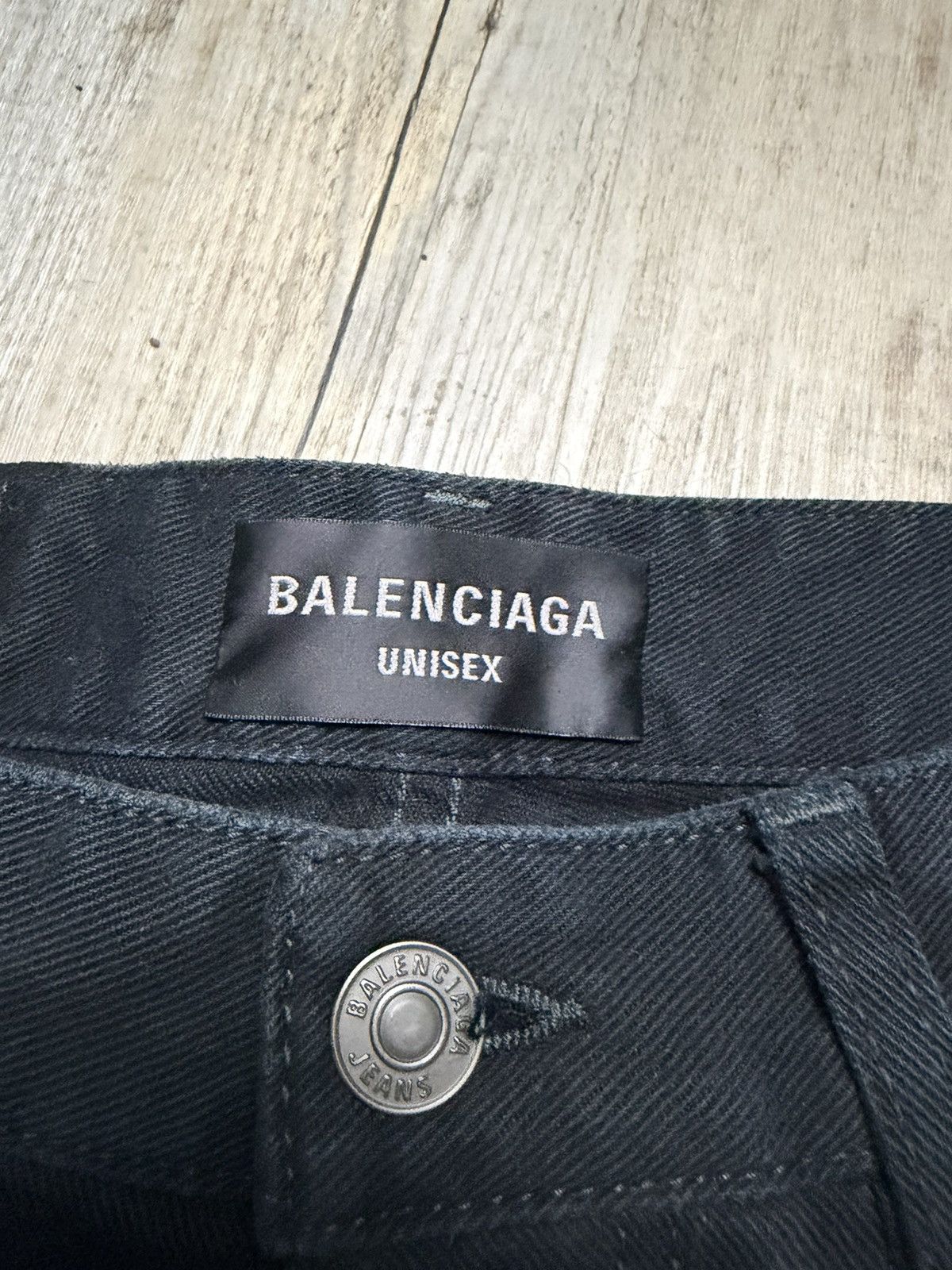 Balenciaga Balenciaga FW23’ Washed Black Baggy Denim Size US 30 / EU 46 - 5 Thumbnail