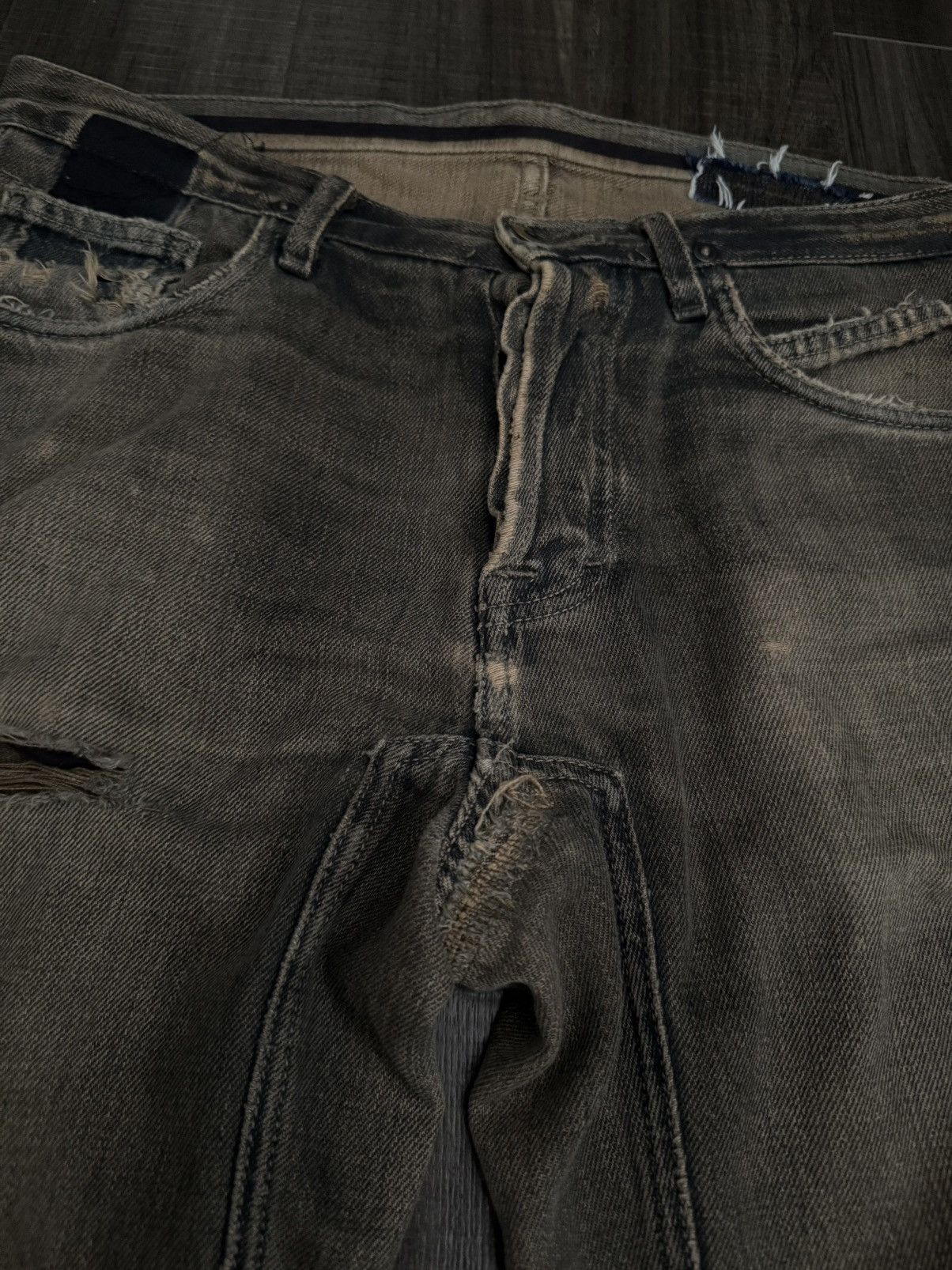 Rick Owens slab Rick Owens Exploder Dust Detroit Denim Size US 32 / EU 48 - 4 Thumbnail