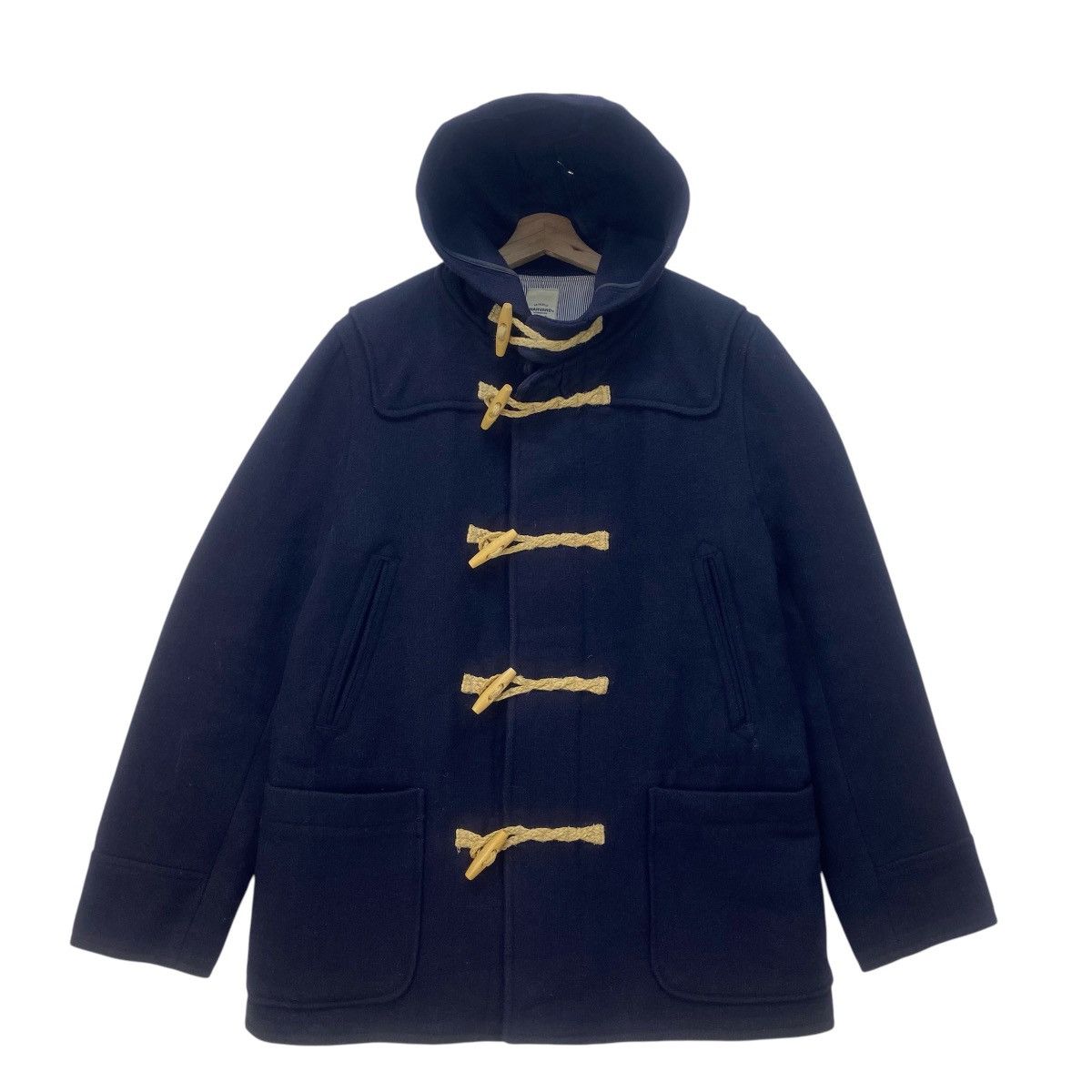 Vintage Vintagr Harvard Stylish Heavy Wool Duffle Coat Size US M / EU 48-50 / 2 - 2 Thumbnail