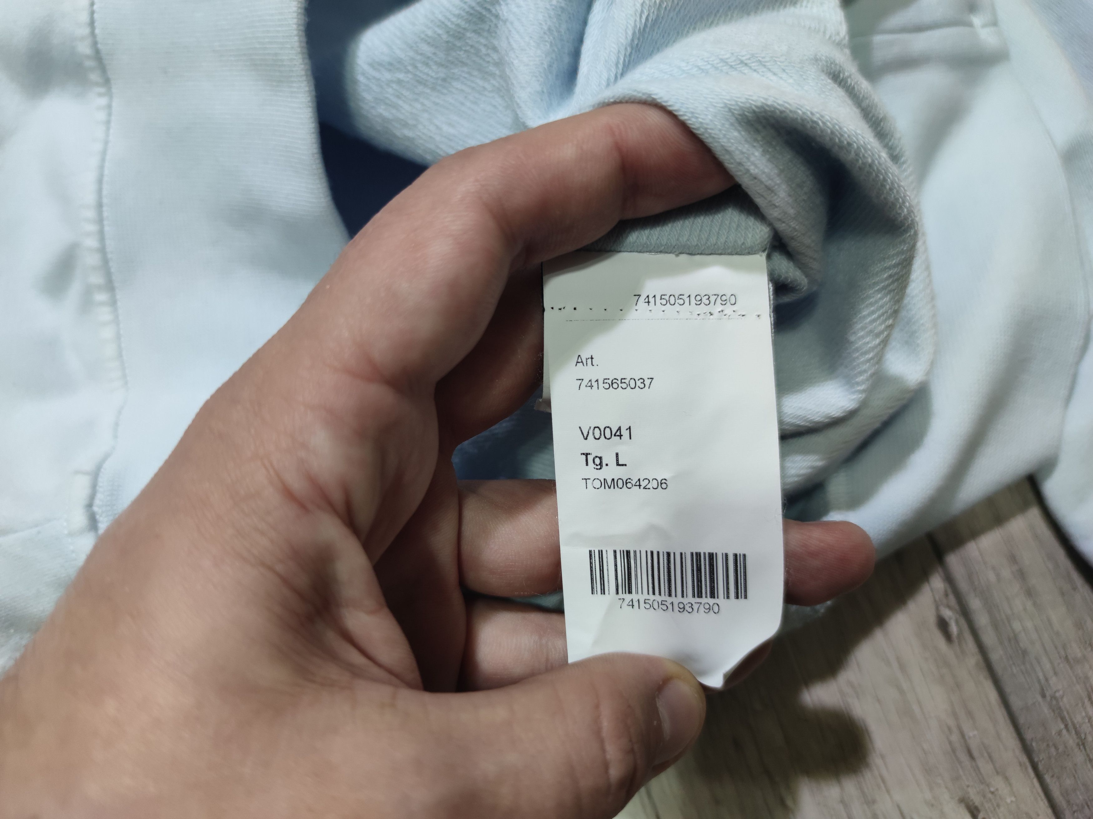 Stone Island Stone Island Patch Program Light Blue Crewneck Sweatshirt Size US L / EU 52-54 / 3 - 9 Thumbnail