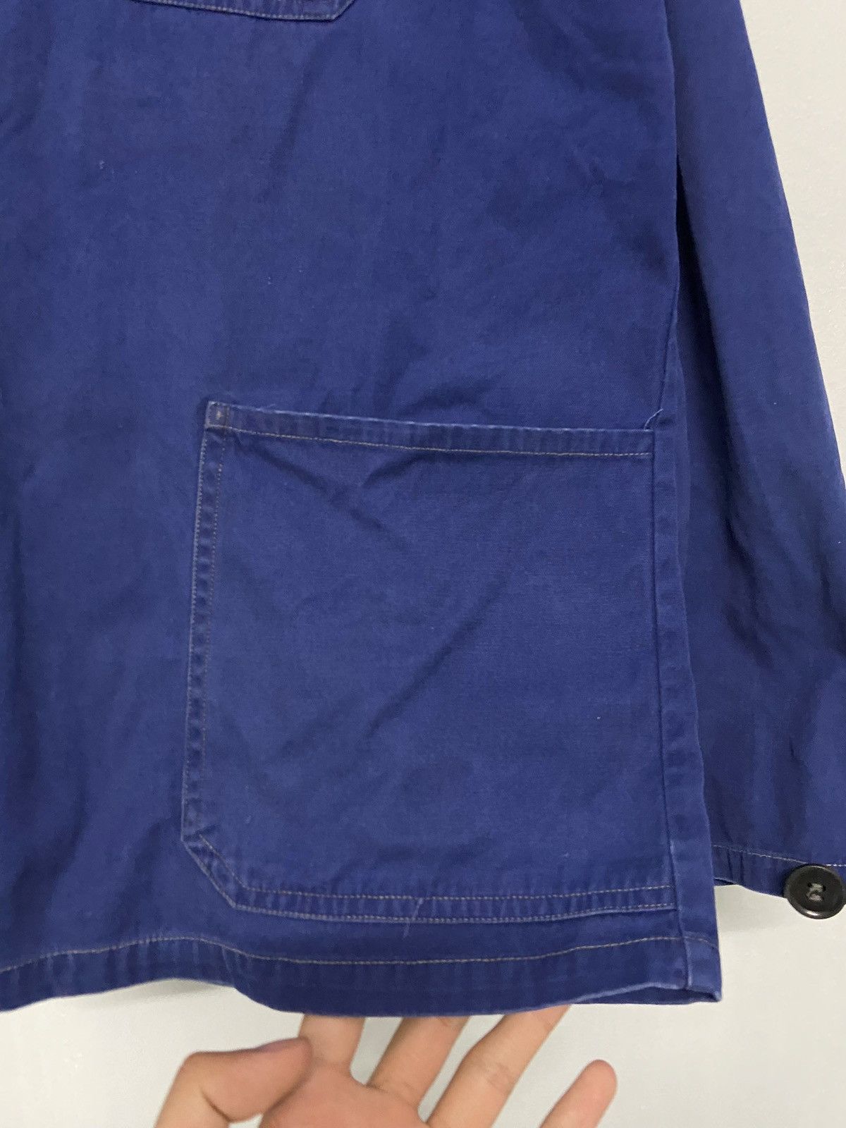 Vintage Vintage 1970s French Work Jacket ‘A’ Patch Multi Pocket Size US L / EU 52-54 / 3 - 13 Thumbnail