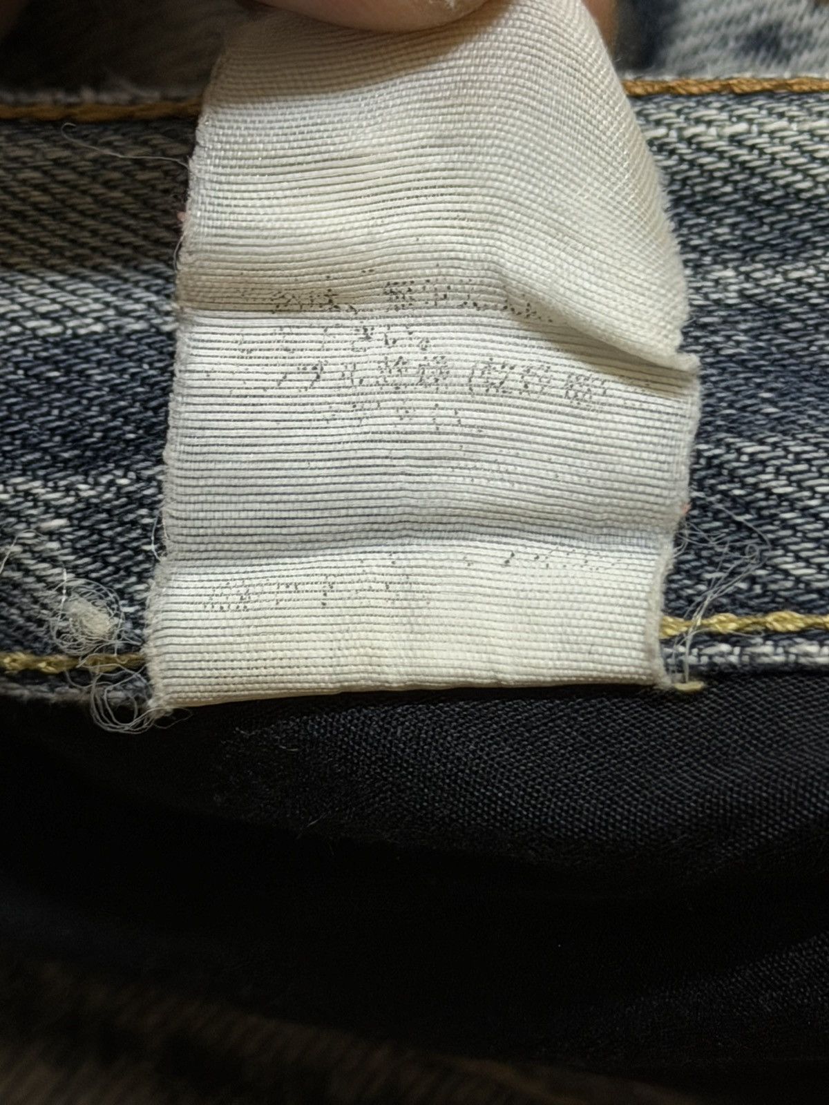 Kapital Vintage Y2K Japanese Faded Thunder Wash Distressed Flare Size US 34 / EU 50 - 7 Thumbnail