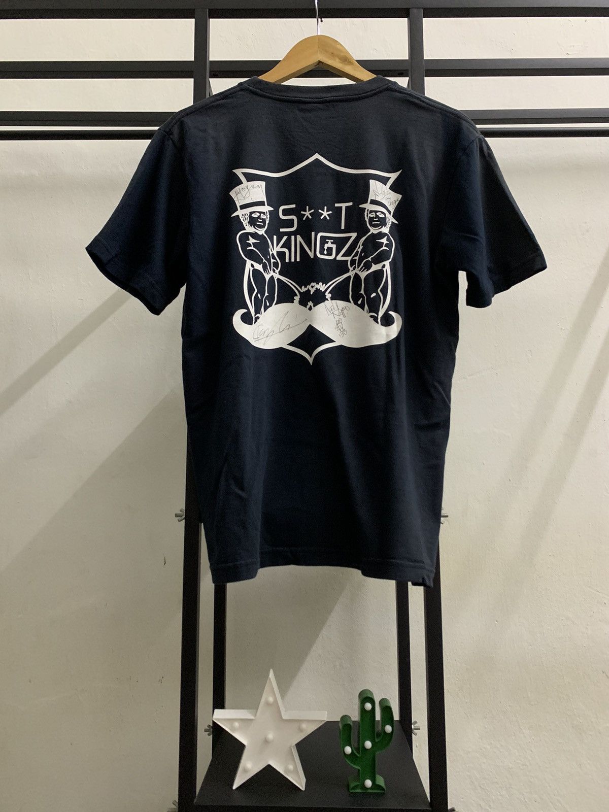 Hysteric Glamour VINTAGE JAPANESEBRAND HUMOR TEE SHIT KINGZ Size US M / EU 48-50 / 2 - 1 Thumbnail