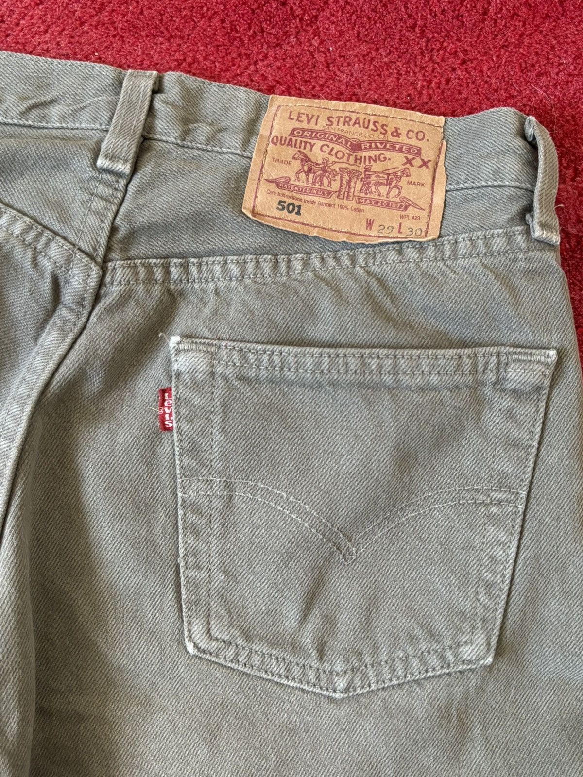 Levi's 90s Levis 501 29/30 Size US 29 - 3 Thumbnail