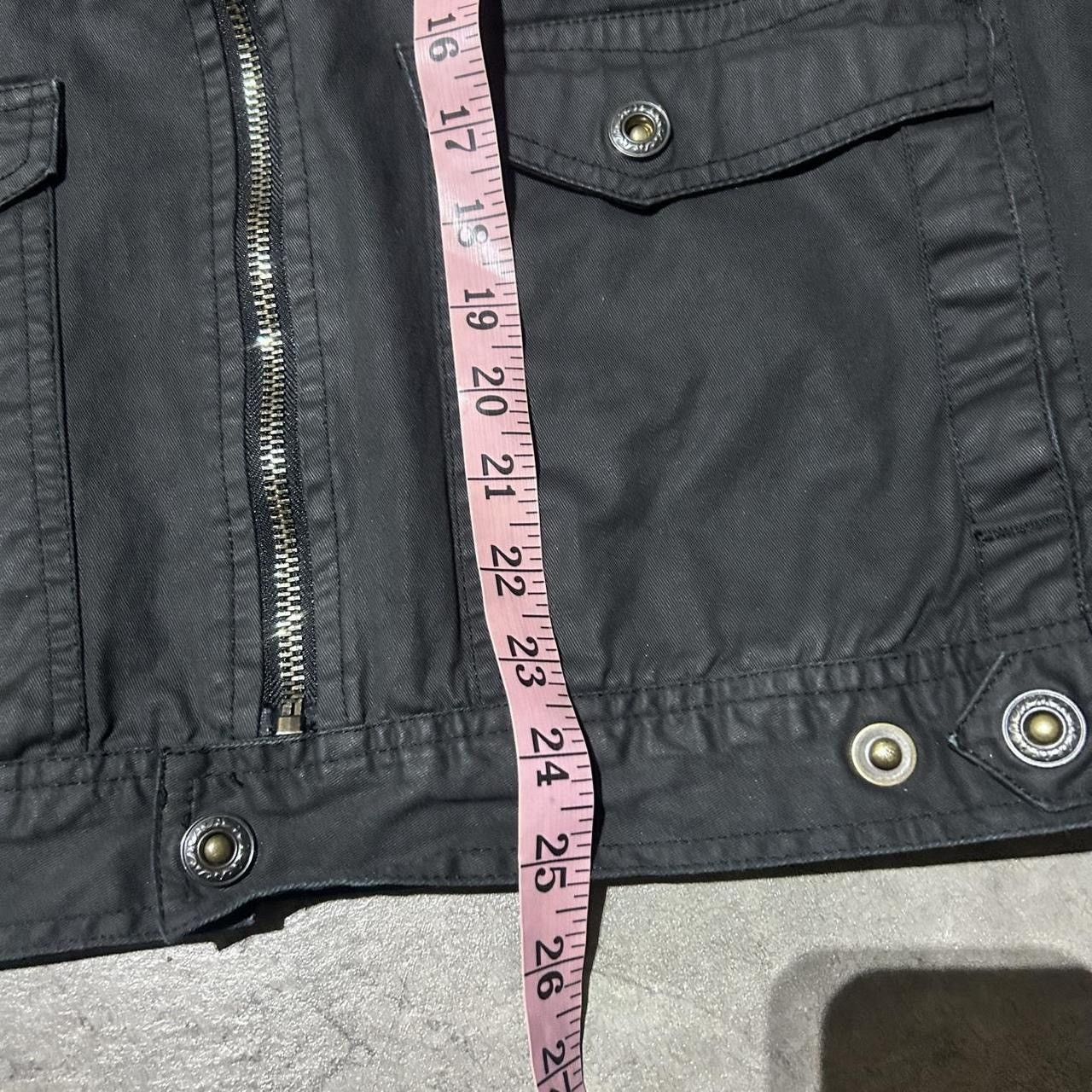 If Six Was Nine Vintage Y2K men's indigo star waxed denim black cargo jacket Size US M / EU 48-50 / 2 - 5 Thumbnail