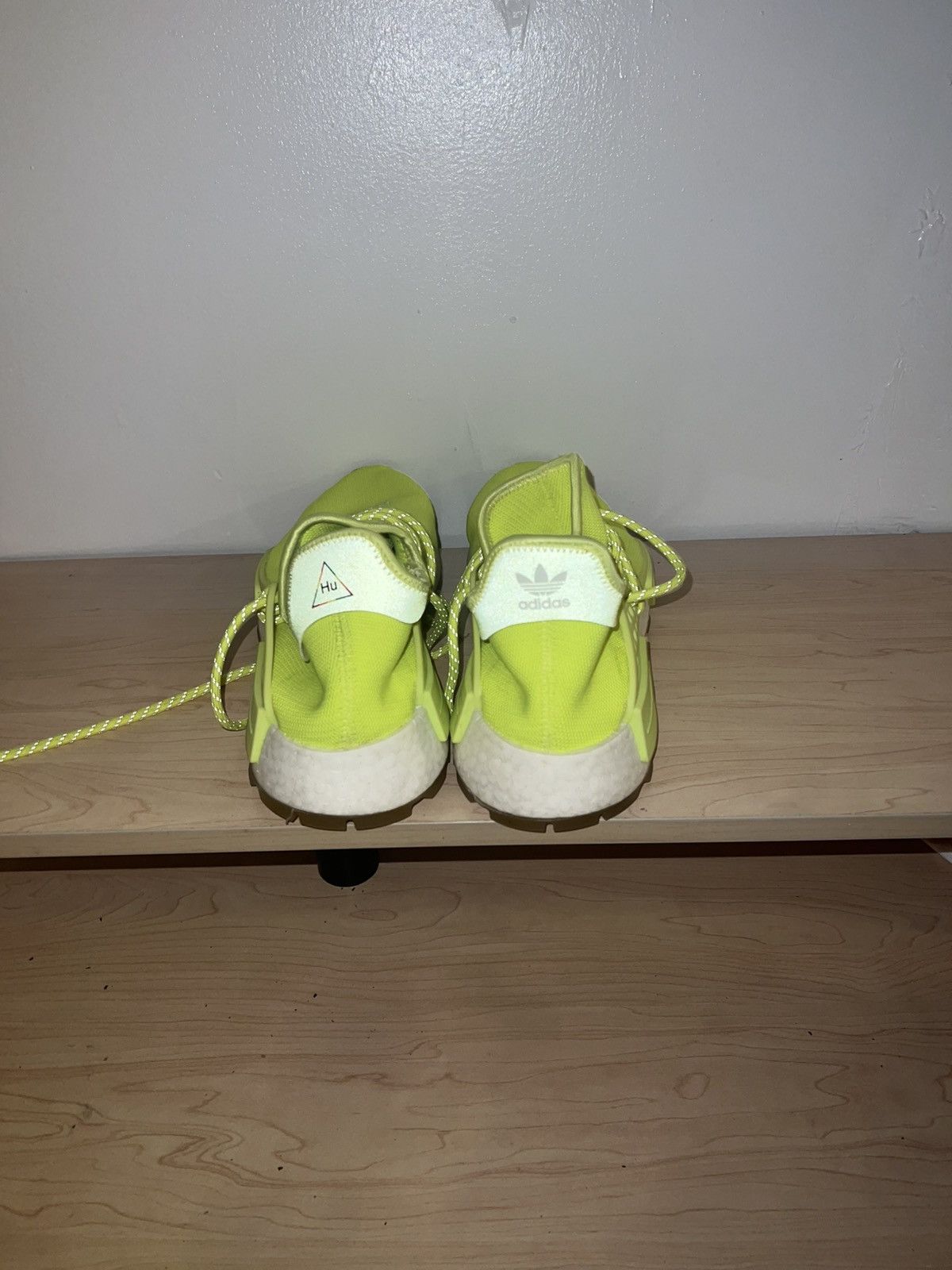 Adidas × Pharrell Adidas NMD Hu Trail Pharrell Now Is Her Time Solar Yellow Size US 12 / EU 45 - 10 Thumbnail