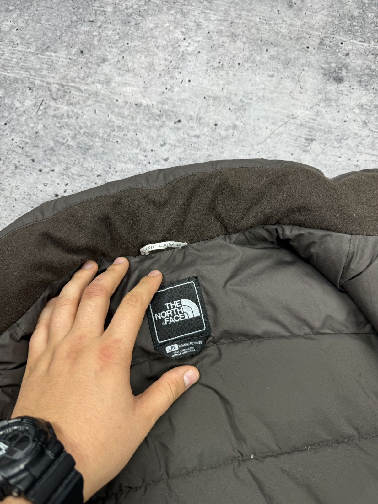 The North Face × Vintage Vintage Y2K The North Face 700 Down Brown Puffer Vest Jacket Size L / US 10 / IT 46 - 12 Thumbnail