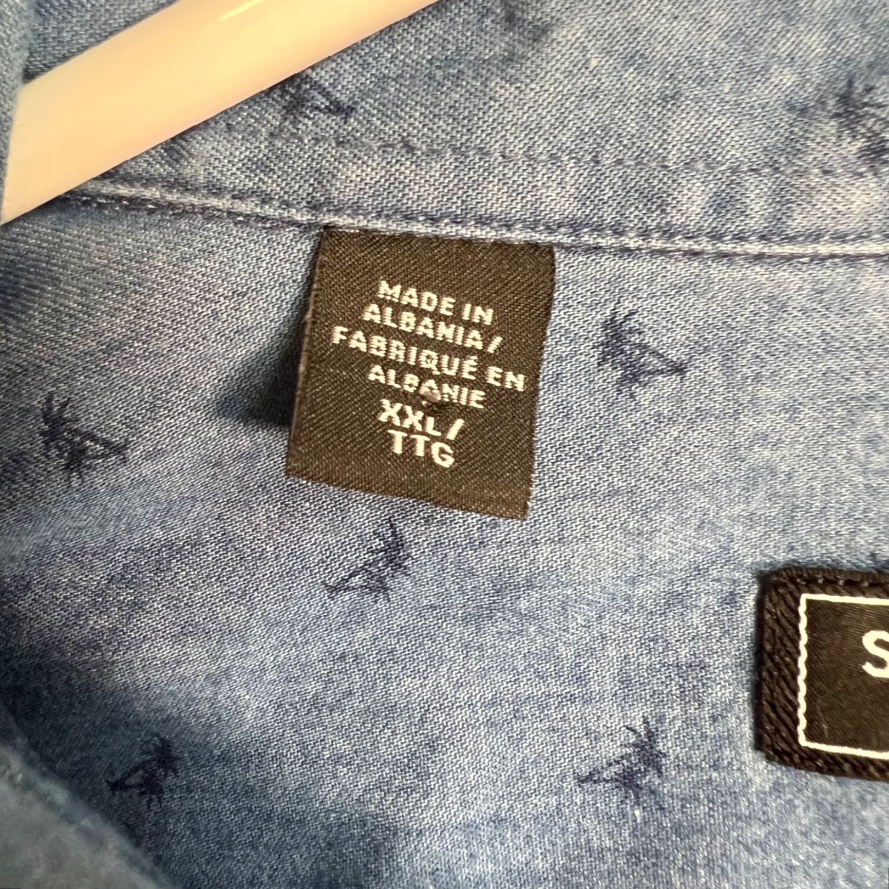 Saks Fifth Avenue VINTAGE Saks Fifth Avenue Button-Up Shirt Mens 2XL Blue 100% Cotton Regular Long Sleeve Men's Shirt Blue 2XL Size US XXL / EU 58 / 5 - 4 Thumbnail