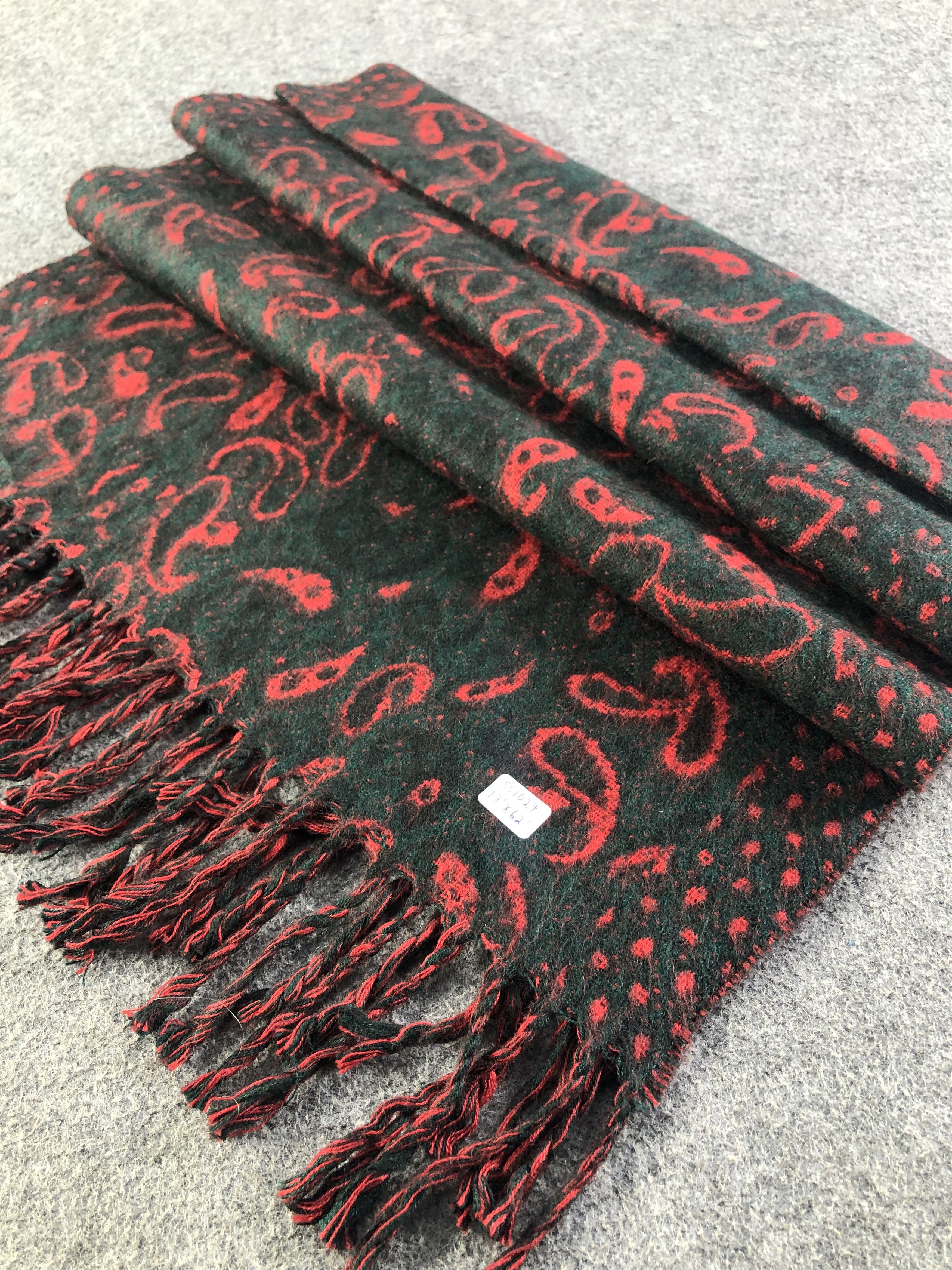 Vintage Paislee Winter Scarf / Muffler / Neckwear Size ONE SIZE - 3 Thumbnail