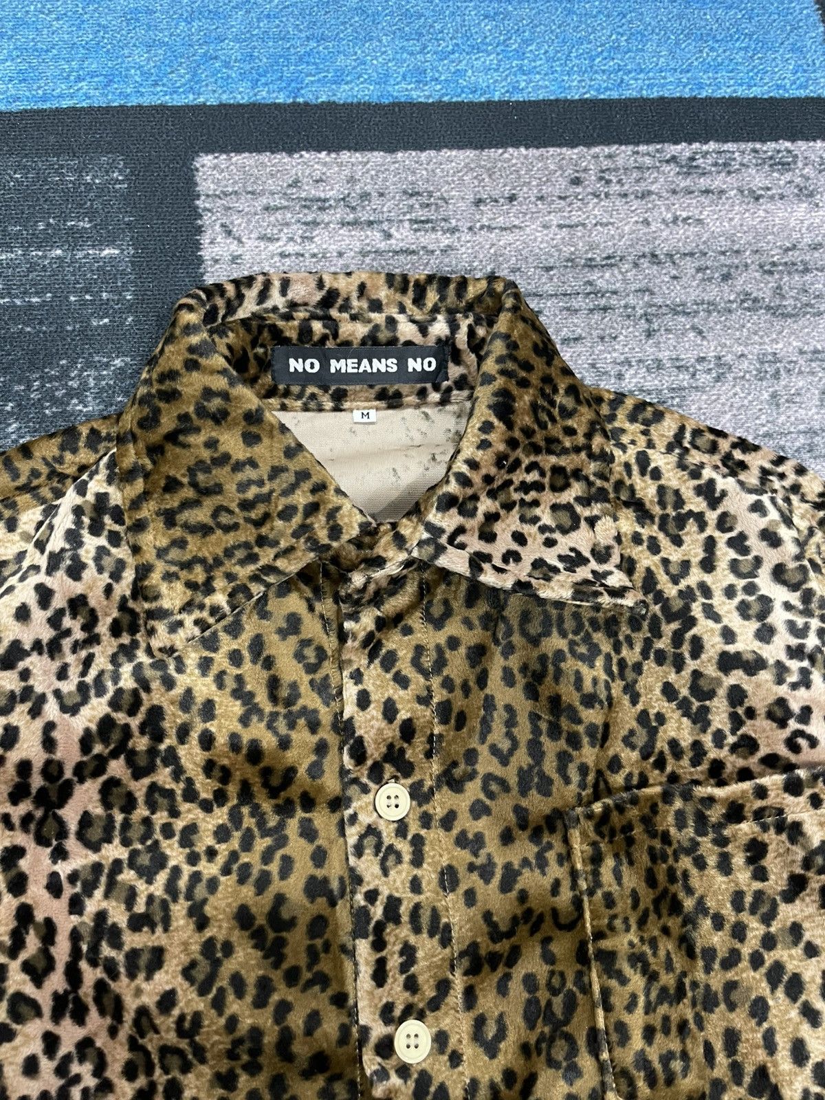 Japanese Brand Vintage No Means No Leopard Design Shirt Size US M / EU 48-50 / 2 - 6 Thumbnail