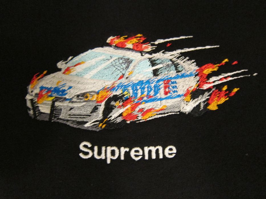 Supreme hot sale car hoodie