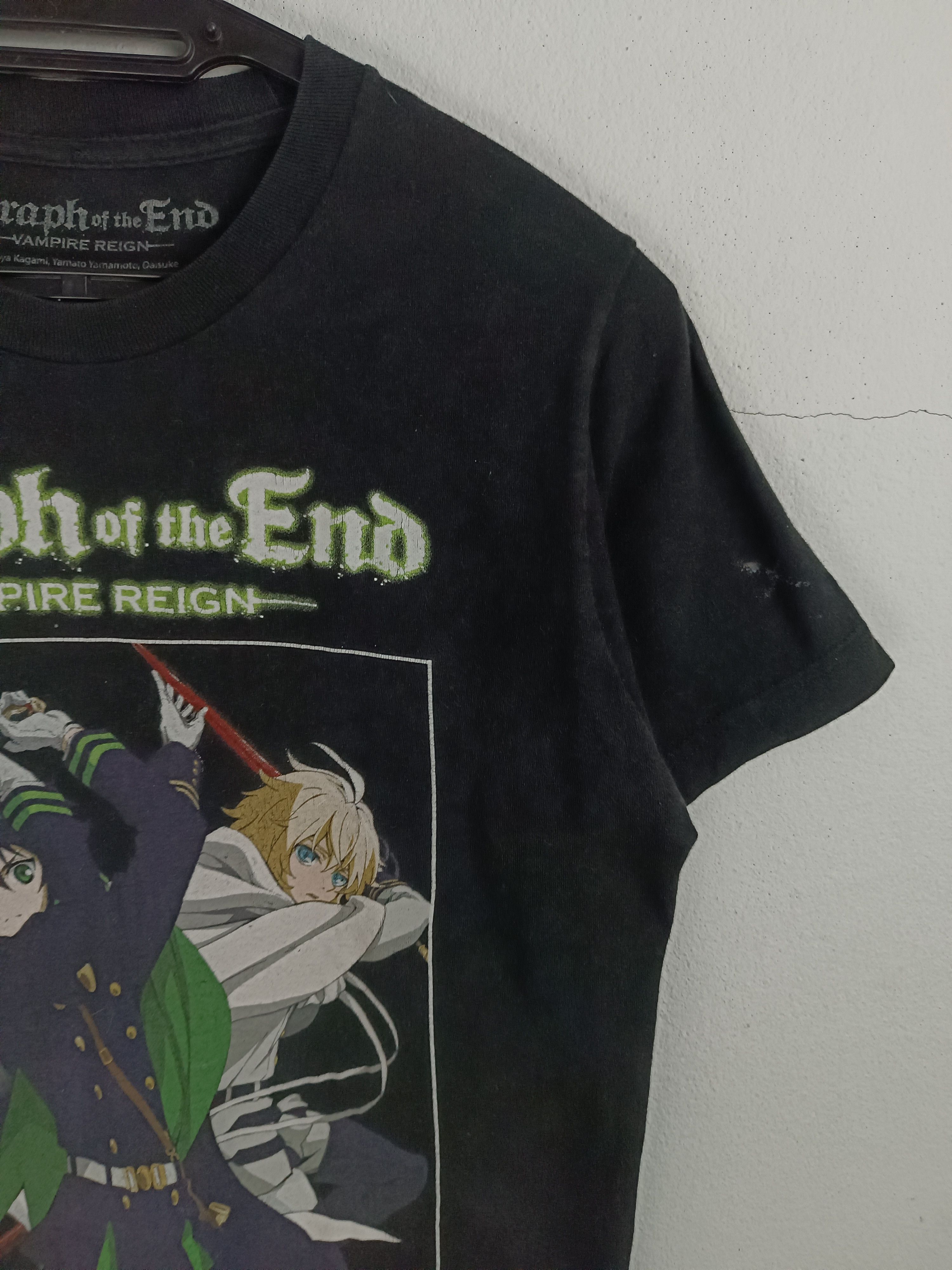 Anime VINTAGE SERAPH OF THE END VAMPIRE REIGN TEE EXORCIST BUNGO Size US S / EU 44-46 / 1 - 6 Thumbnail
